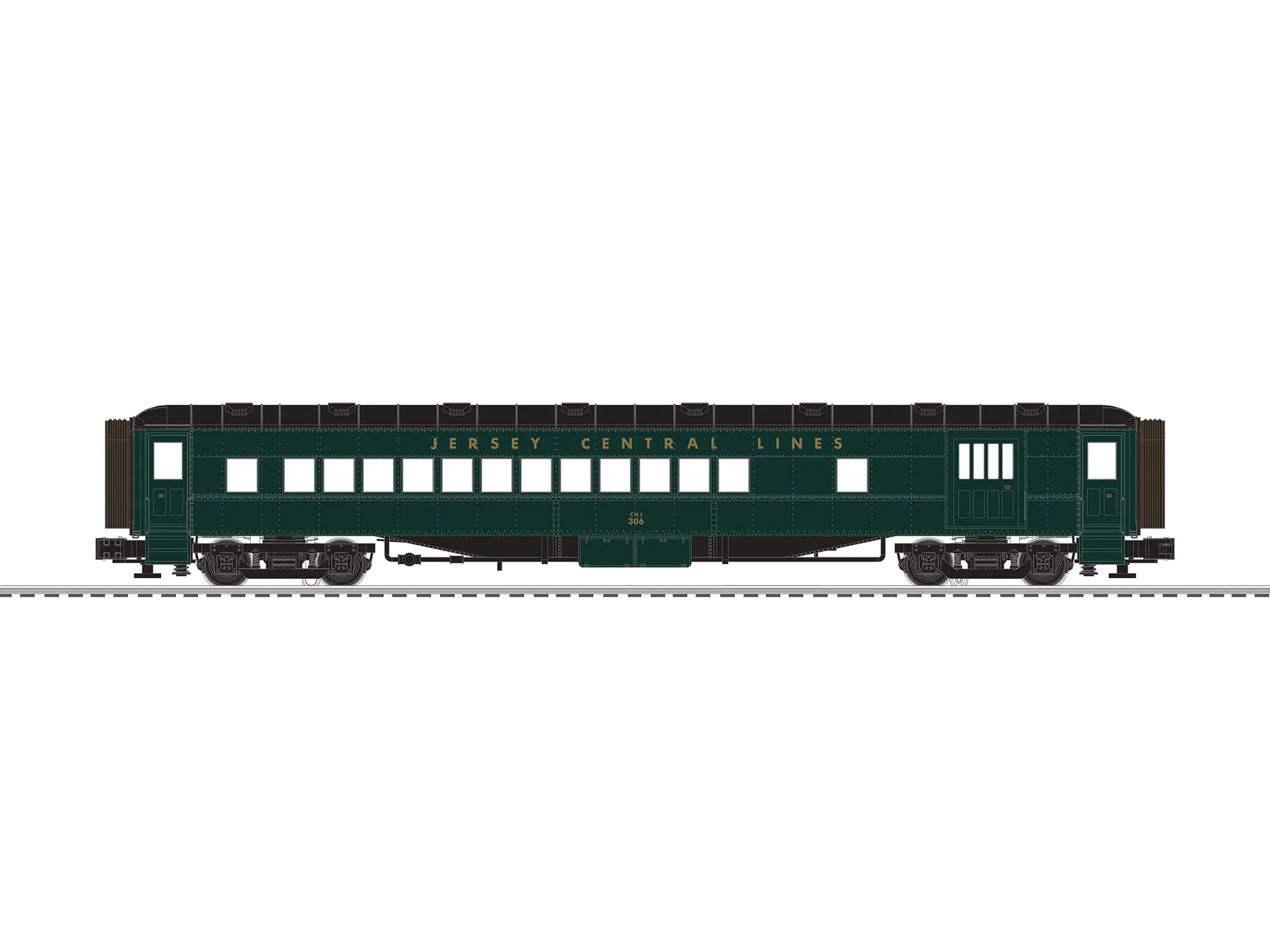 CNJ 72' Passenger 2 Pack A | O Scale