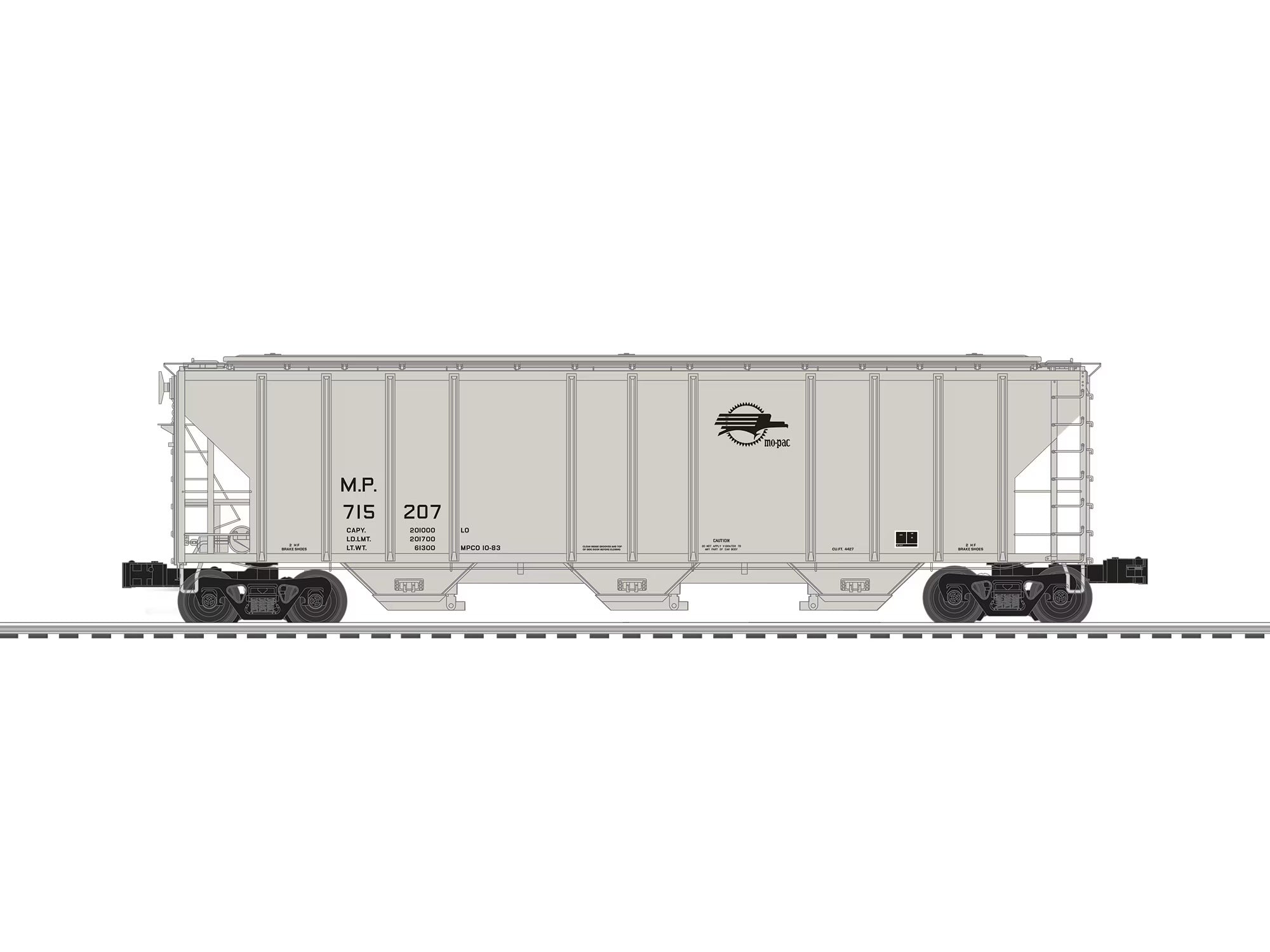 Missouri Pacific PS-2CD 4427 #715207 | O Scale
