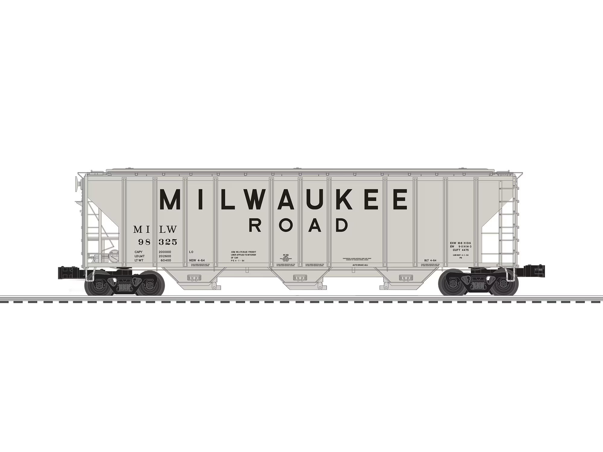 Chicago Northwestern PS-2CD 4427 #96140 (not shown) | O Scale