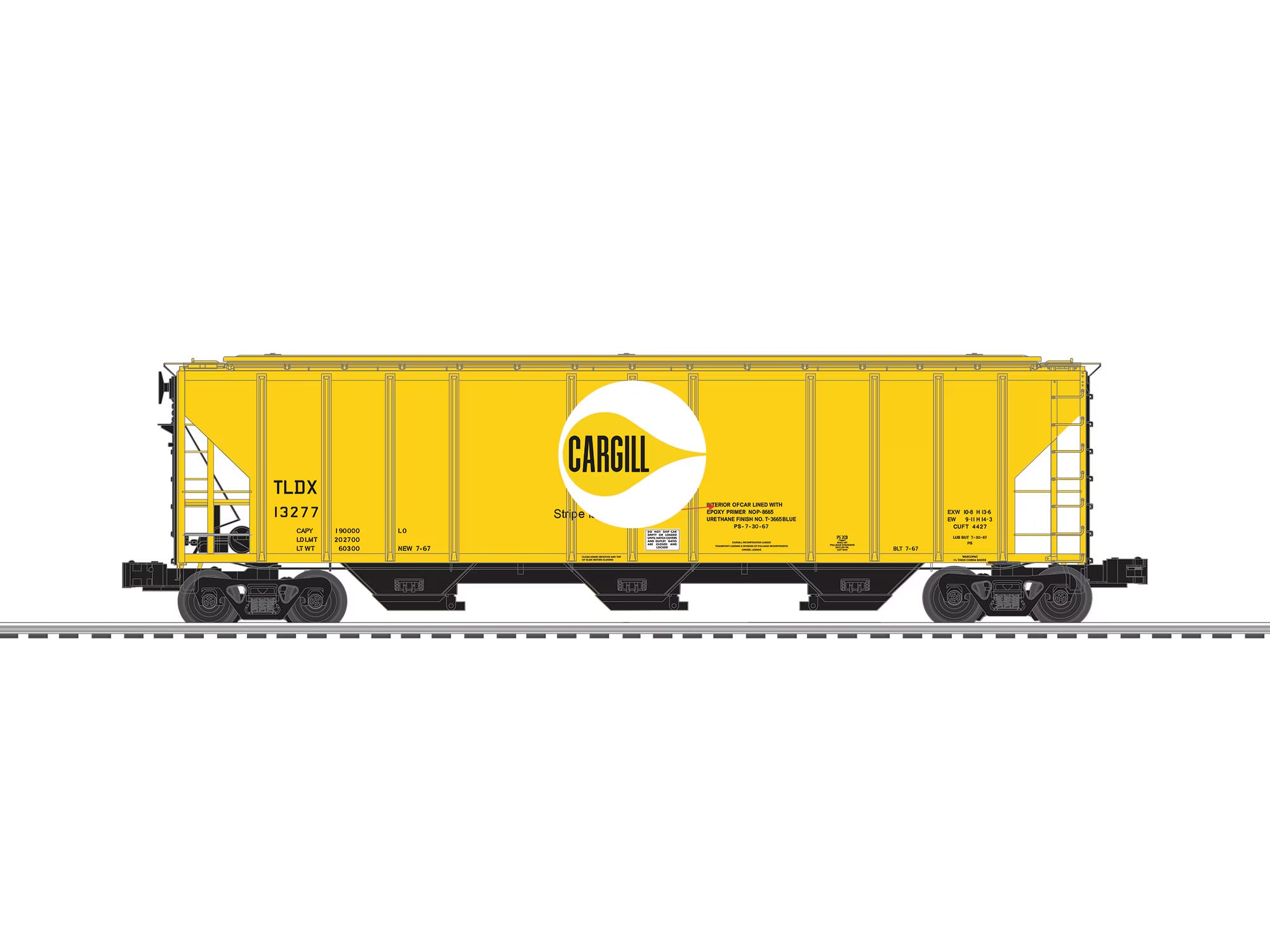 Cargill PS-2CD 4427 #13277 (not shown) | O Scale
