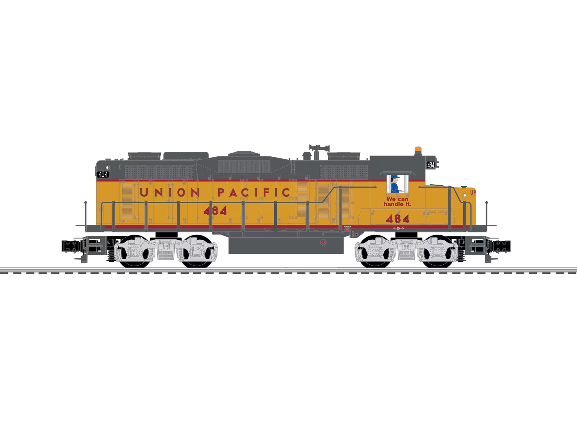 ** Union Pacific LEGACY GP20 #484 (not shown) | O Scale