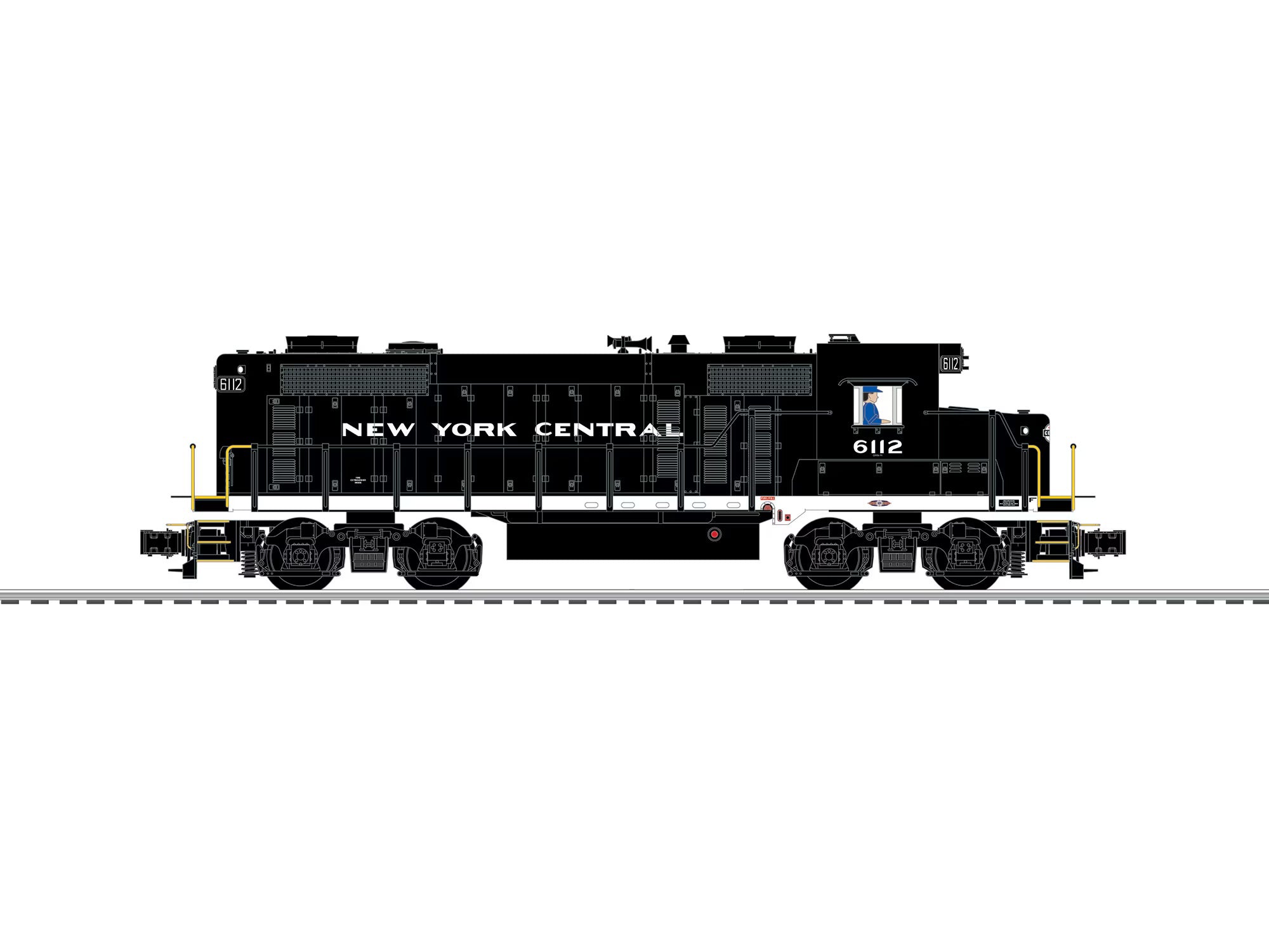 ** New York Central LEGACY GP20 #6112 (not shown) | O Scale