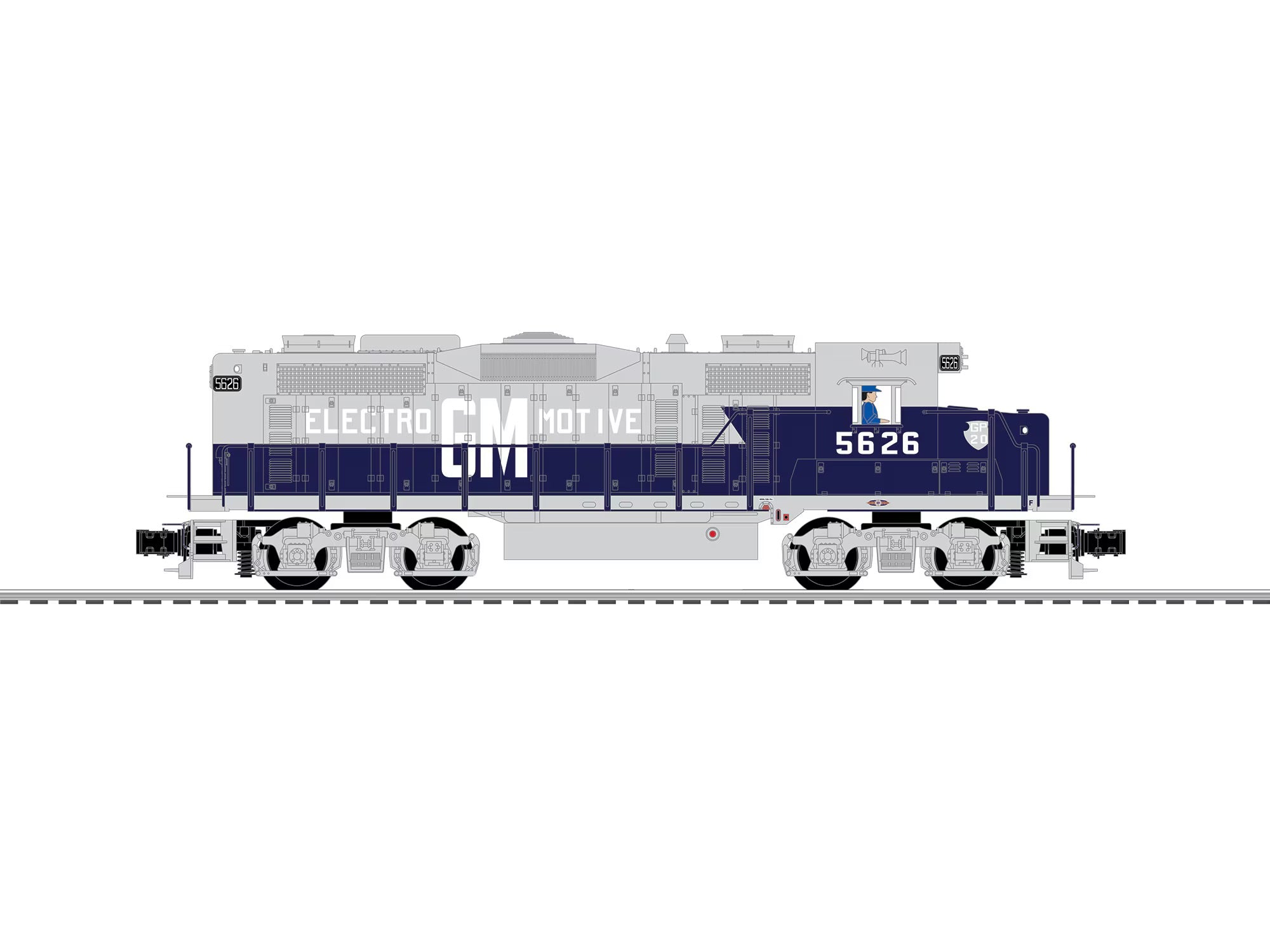 ** EMD LEGACY GP20 #5626 (not shown) | O Scale
