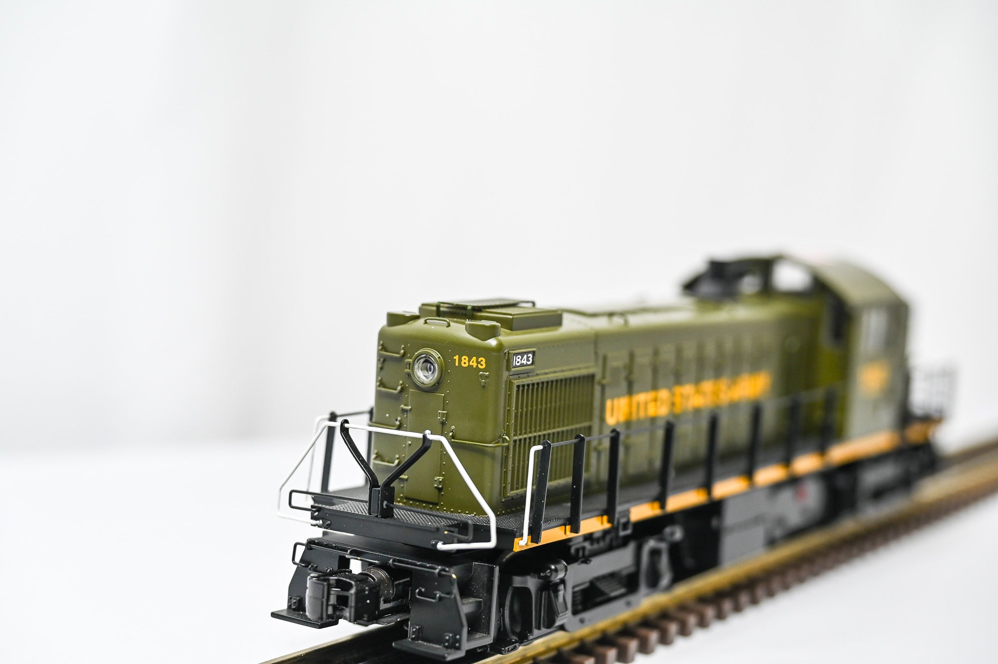 MTH RailKing Alco RS-1 Diesel Engine – U.S. Army #1843 |O Scale|