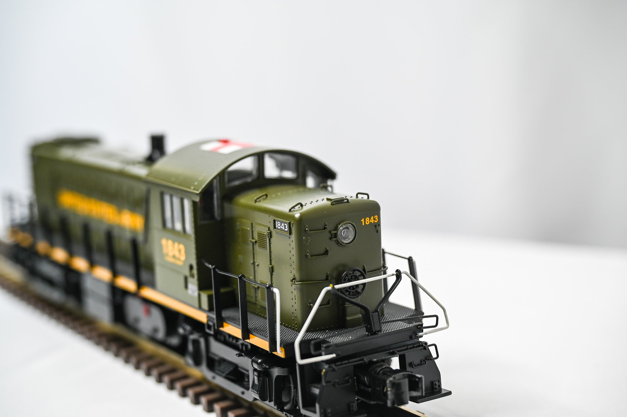 MTH RailKing Alco RS-1 Diesel Engine – U.S. Army #1843 |O Scale|