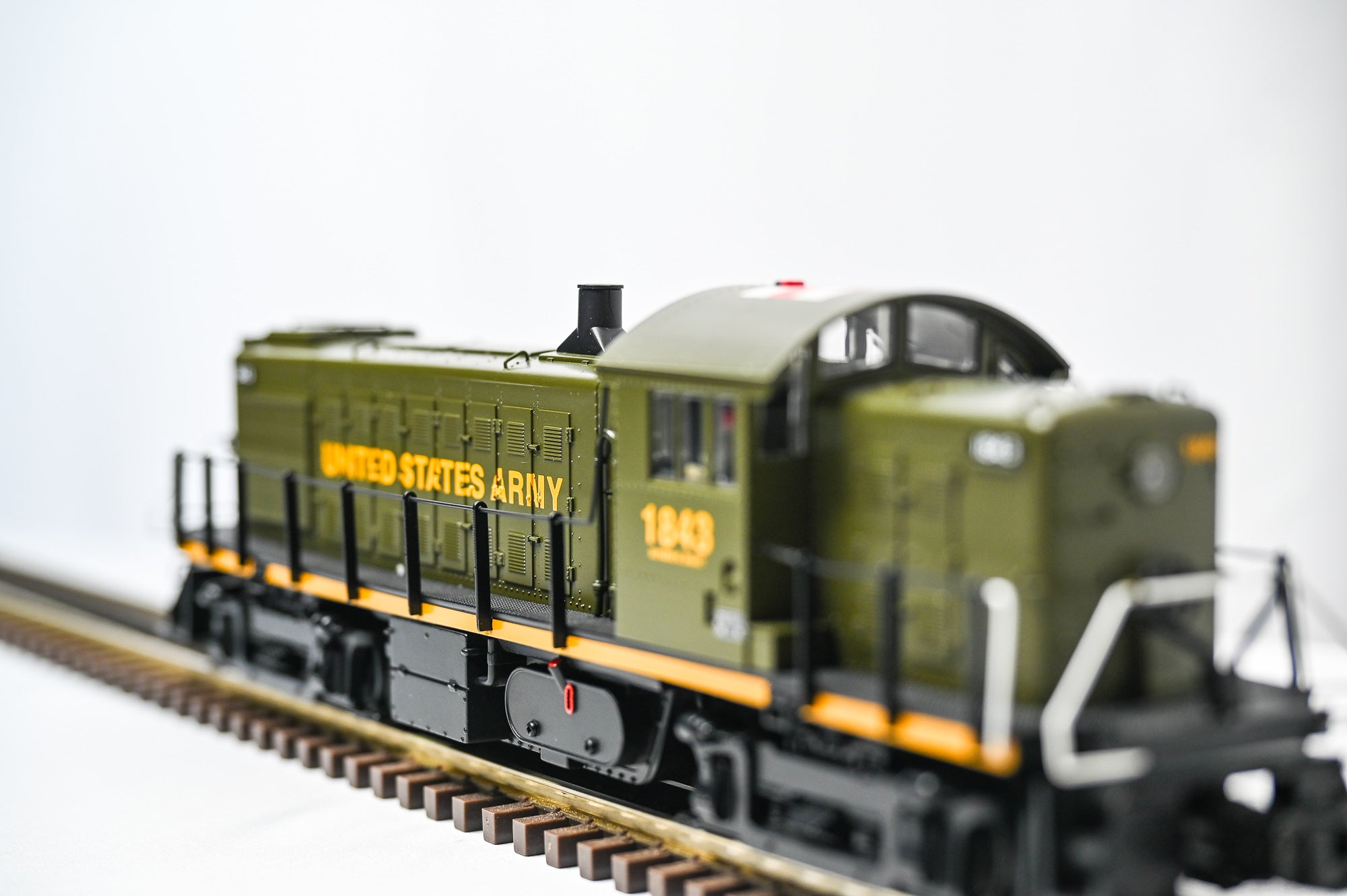 MTH RailKing Alco RS-1 Diesel Engine – U.S. Army #1843 |O Scale|
