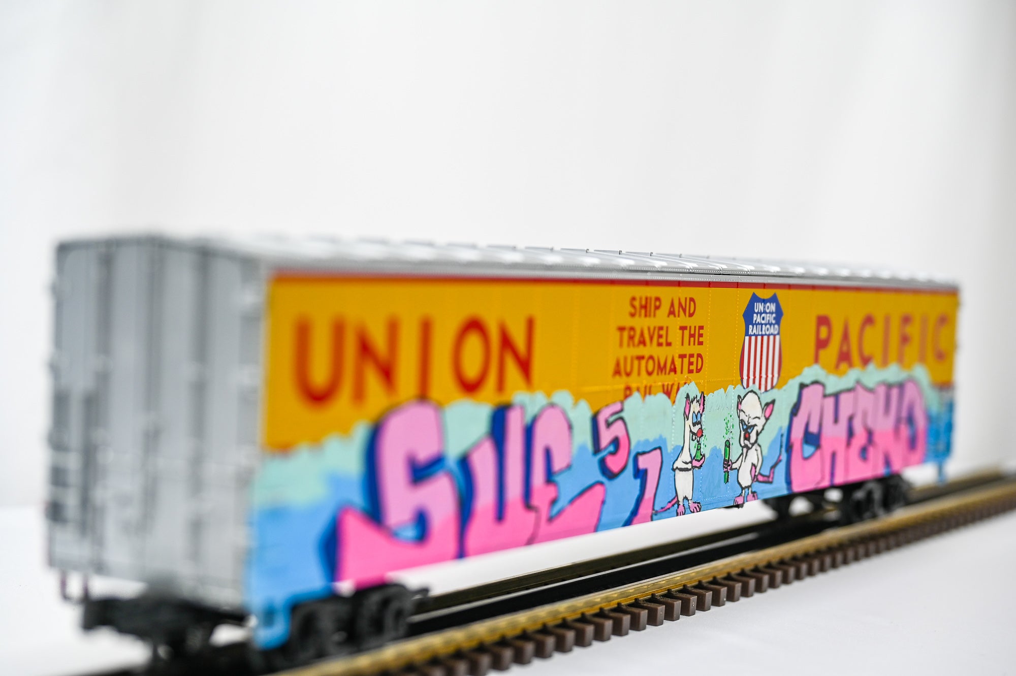 MTH Union Pacific 75β AutoTrain Auto Carrier #980228 | Premier | O Scale