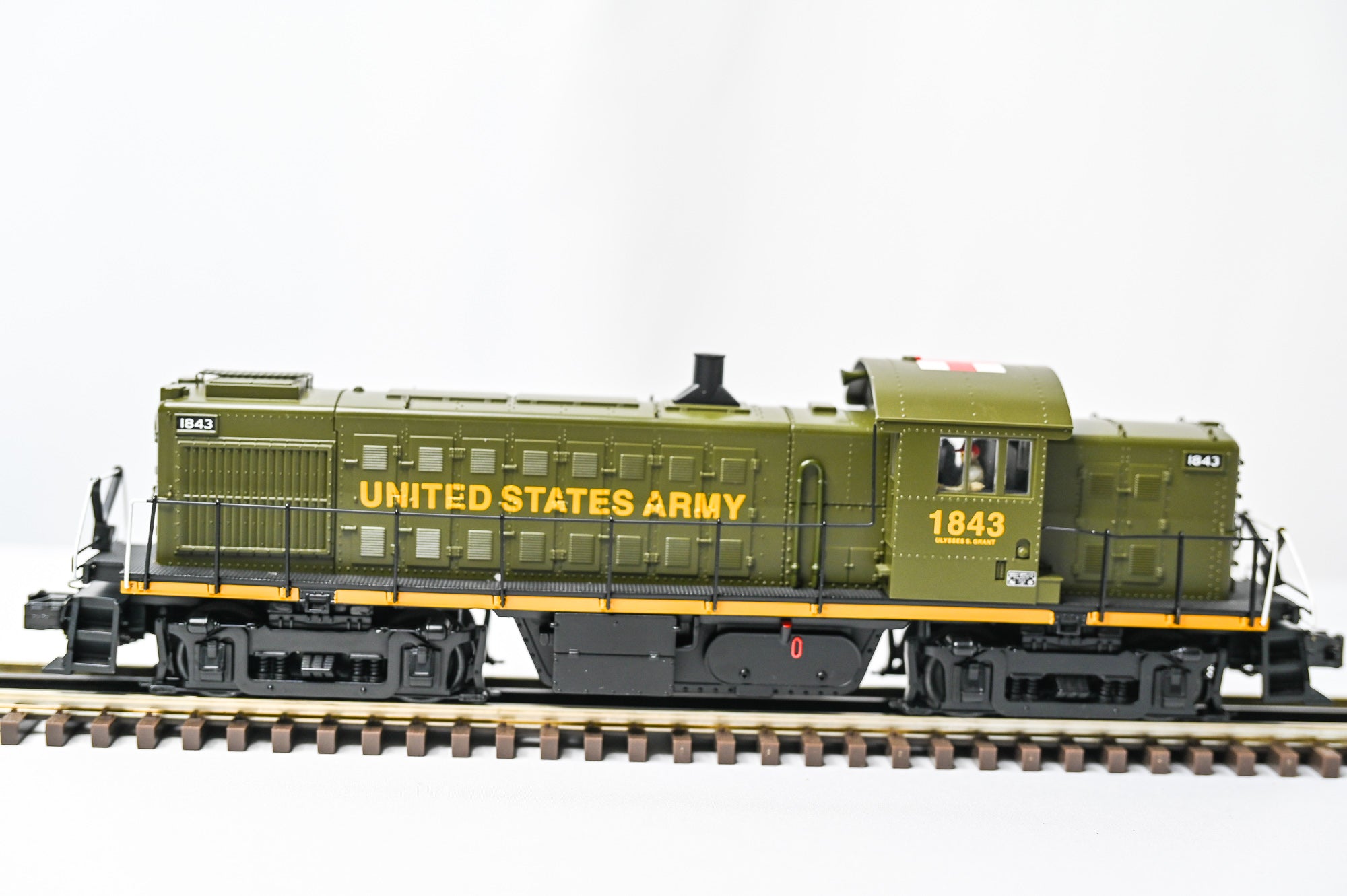 MTH RailKing Alco RS-1 Diesel Engine – U.S. Army #1843 |O Scale|