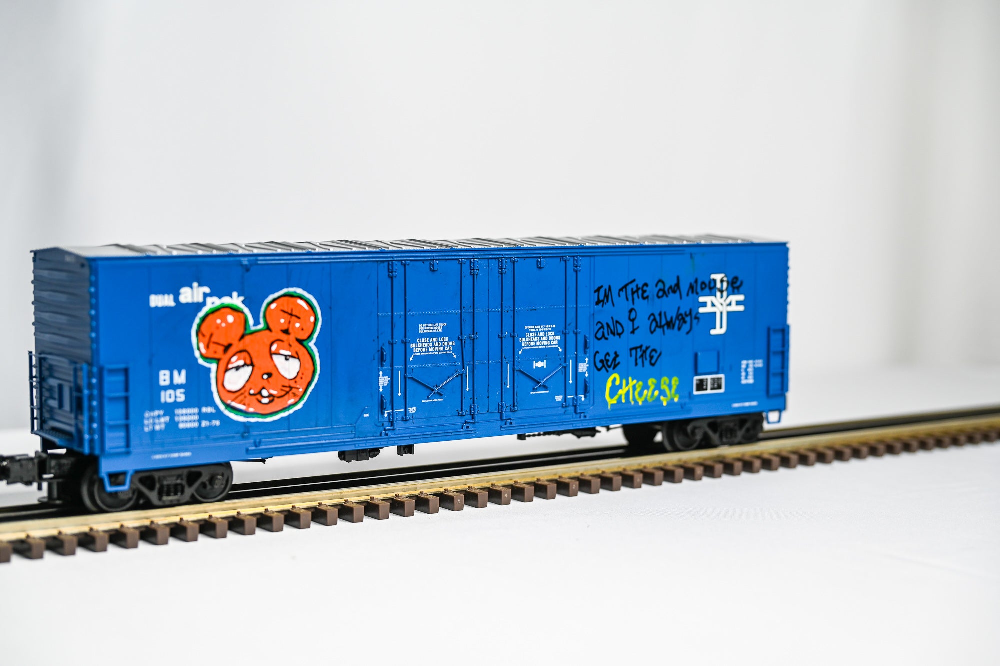 Custom Graffiti Atlas Box Car |FRANKENSTEIN| O Scale