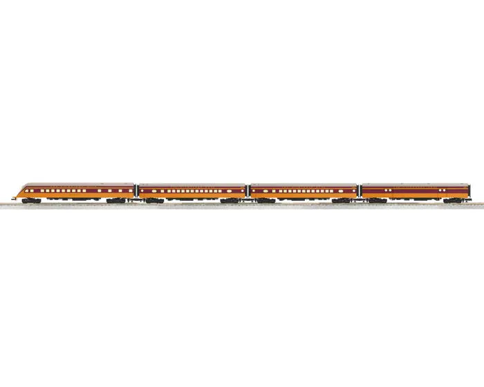 Lionel Milwaukee Road 18" Aluminum Passenger Car 4‑Pack | O Scale