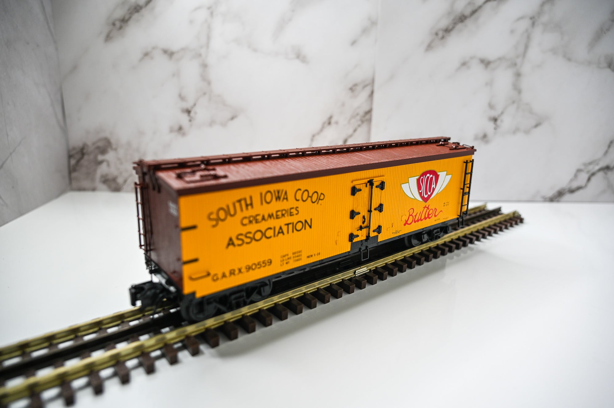 Atlas South Iowa CoOp Creameries GARX #90559 | O Scale Reefer