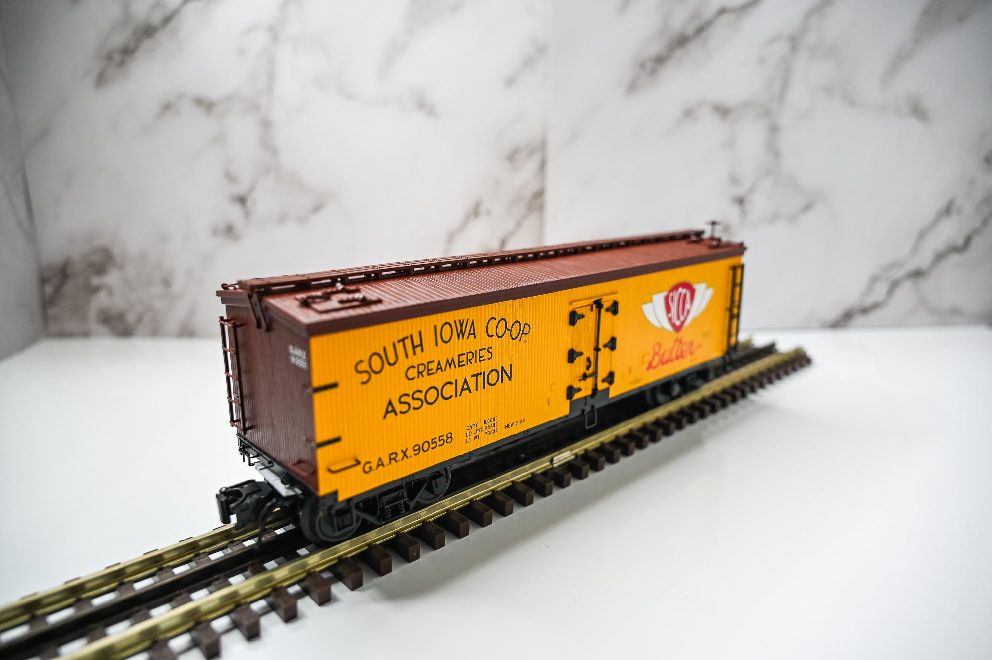 Atlas South Iowa CoOp Creameries GARX #90558 | O Scale Reefer