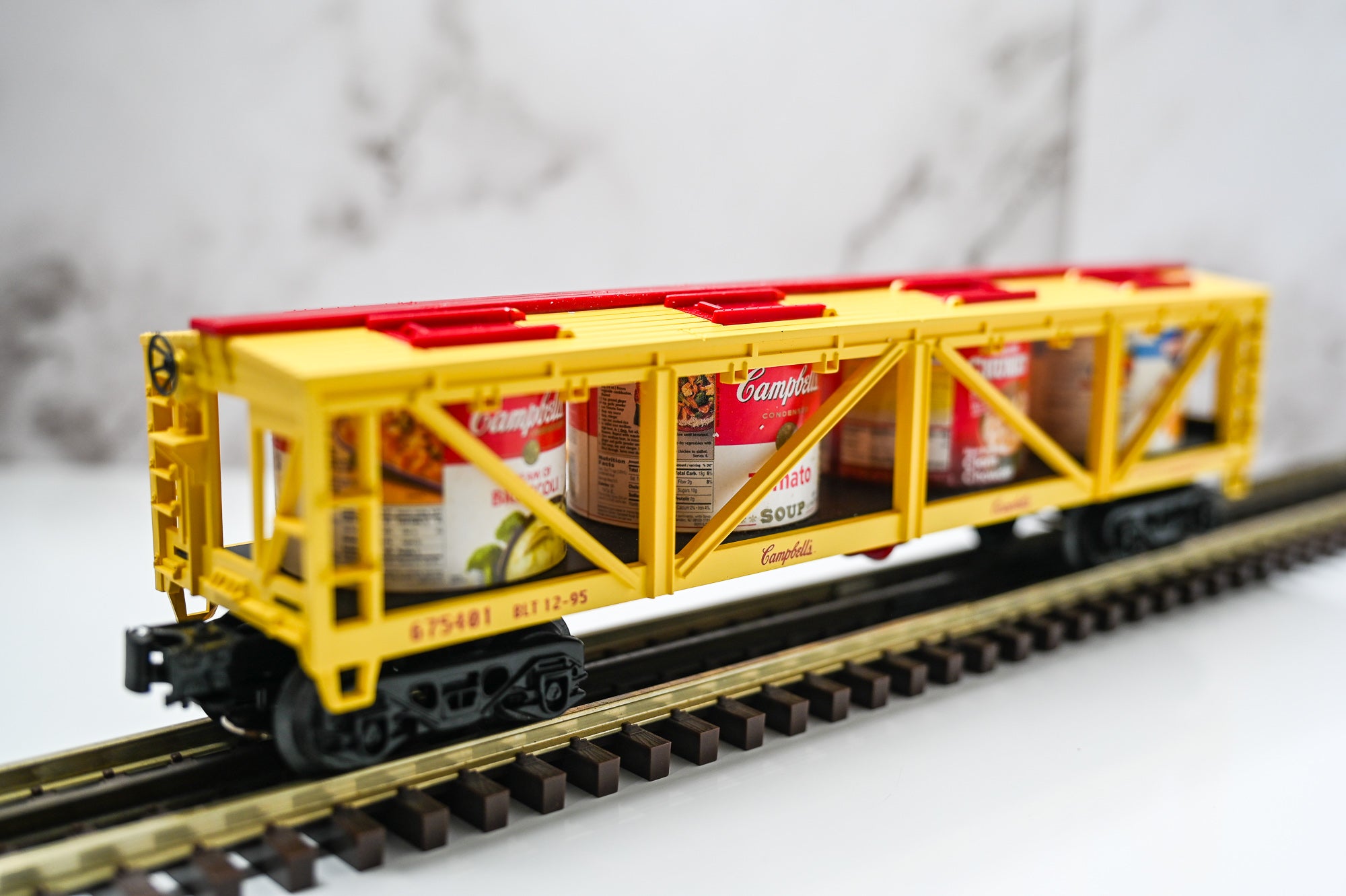 K-Line Campbellβs Soup Car | O Scale