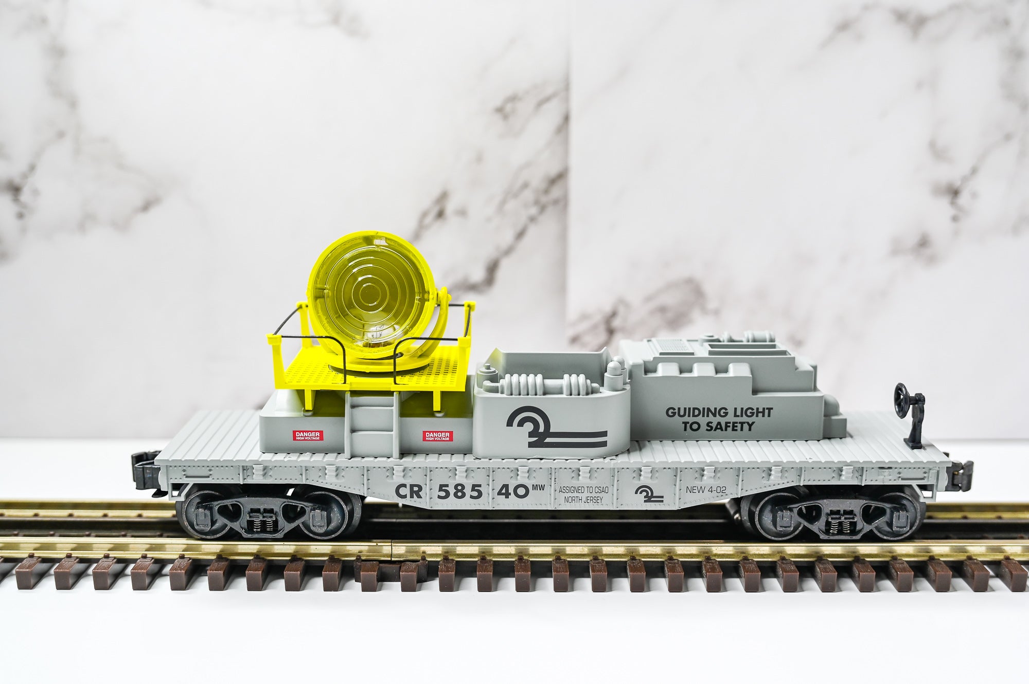 K-Line Conrail 2002 Safety Award Operating Searchlight Car | O Scale