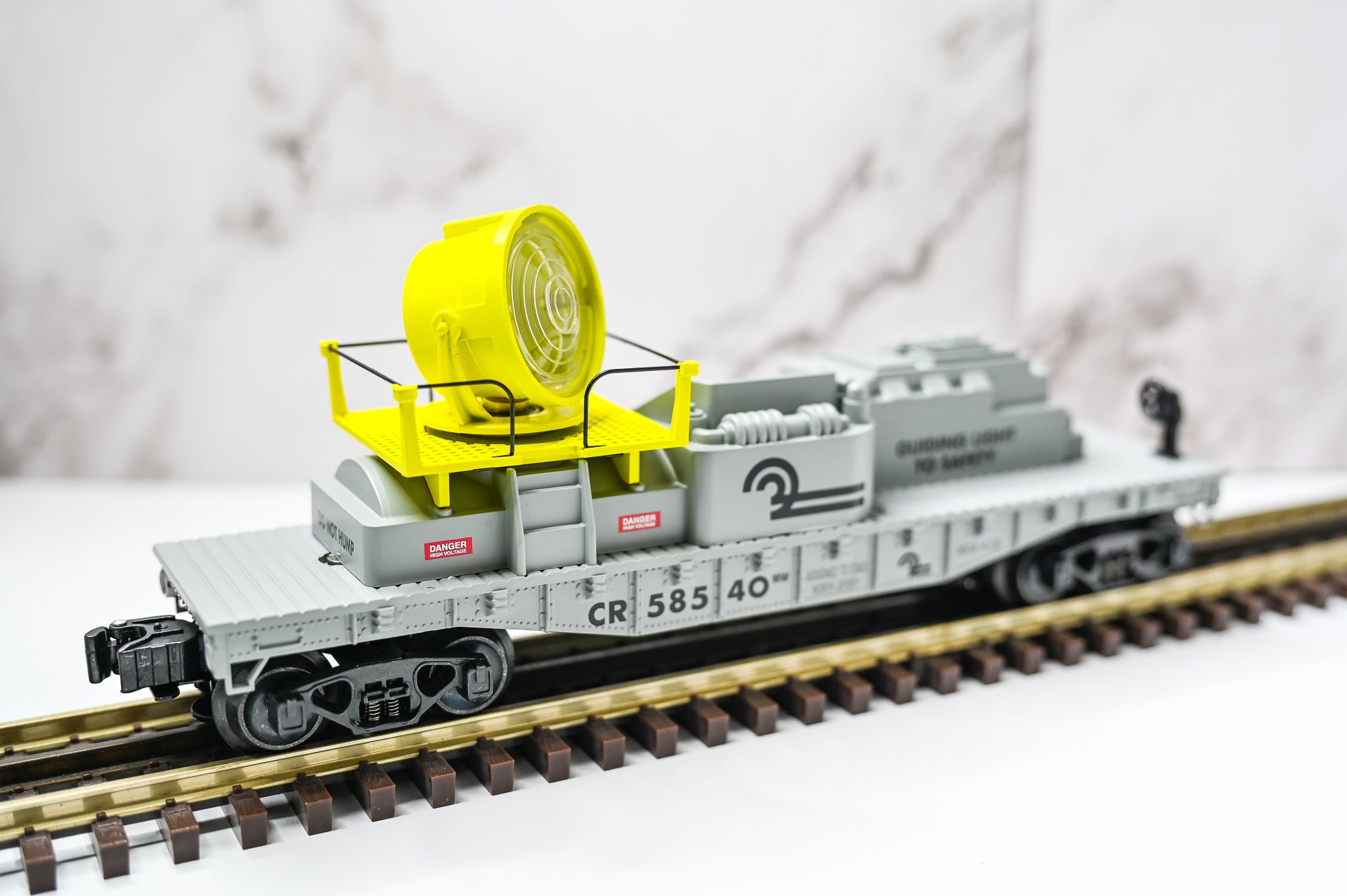 K-Line Conrail 2002 Safety Award Operating Searchlight Car | O Scale