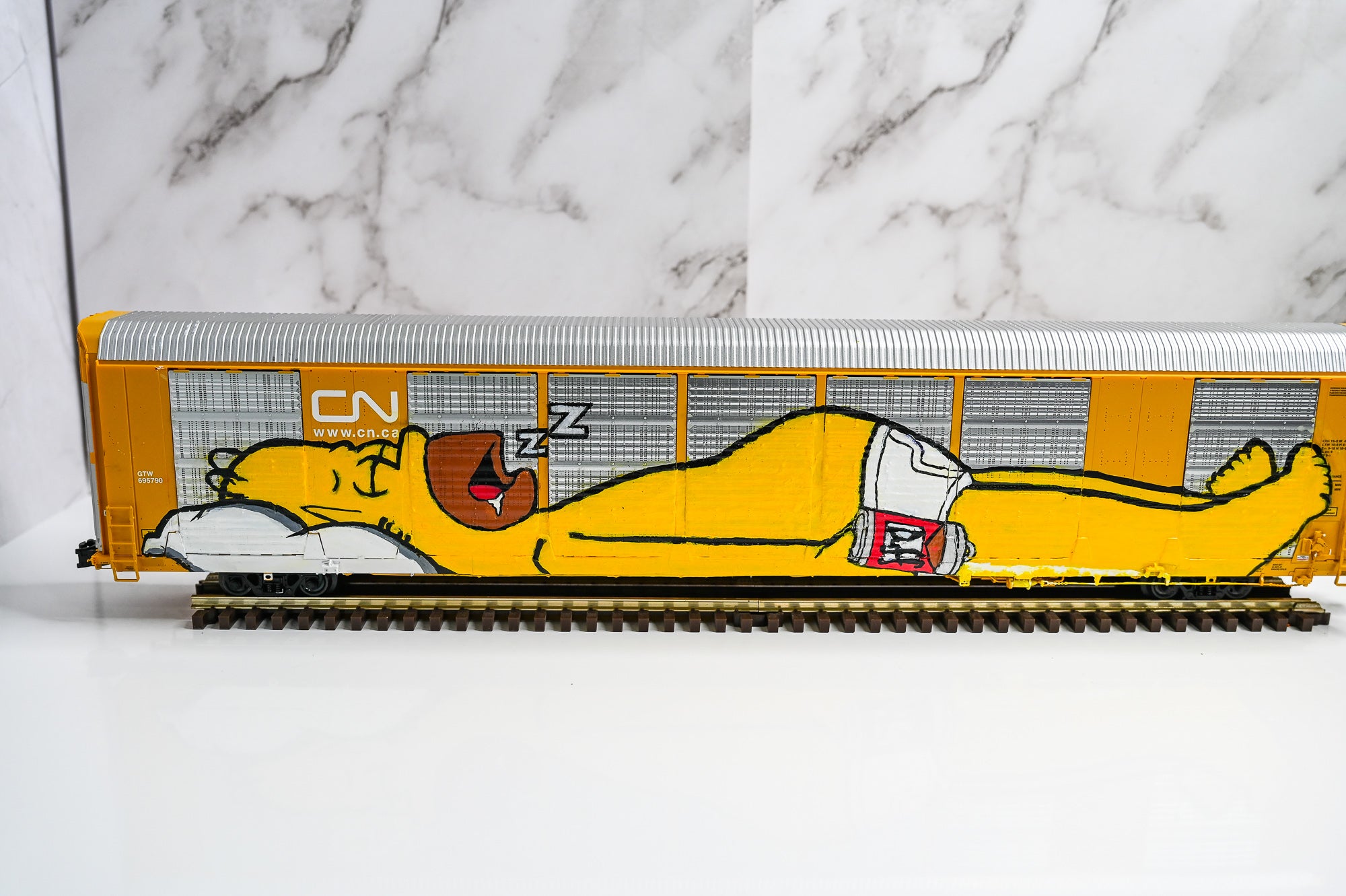 Custom Graffiti Atlas Gunderson Multi‑Max Auto Rack | Premier | O Scale