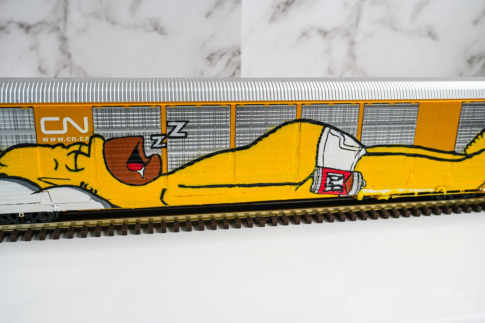 Custom Graffiti Atlas Gunderson Multi‑Max Auto Rack | Premier | O Scale