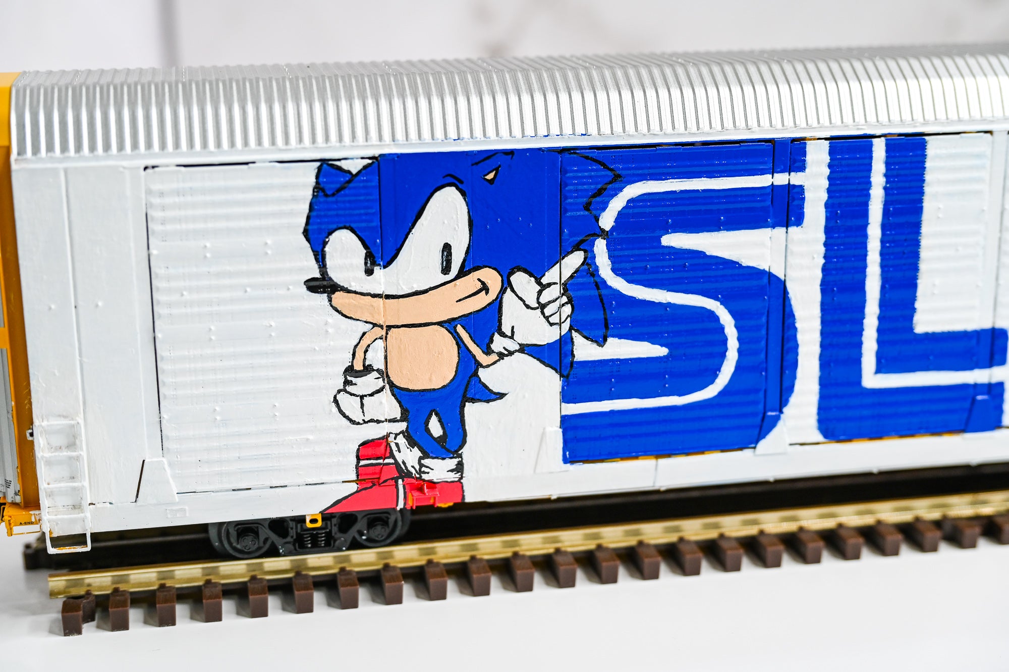 Custom Graffiti Atlas Gunderson Multi‑Max Auto Rack | SLUTS | O Scale