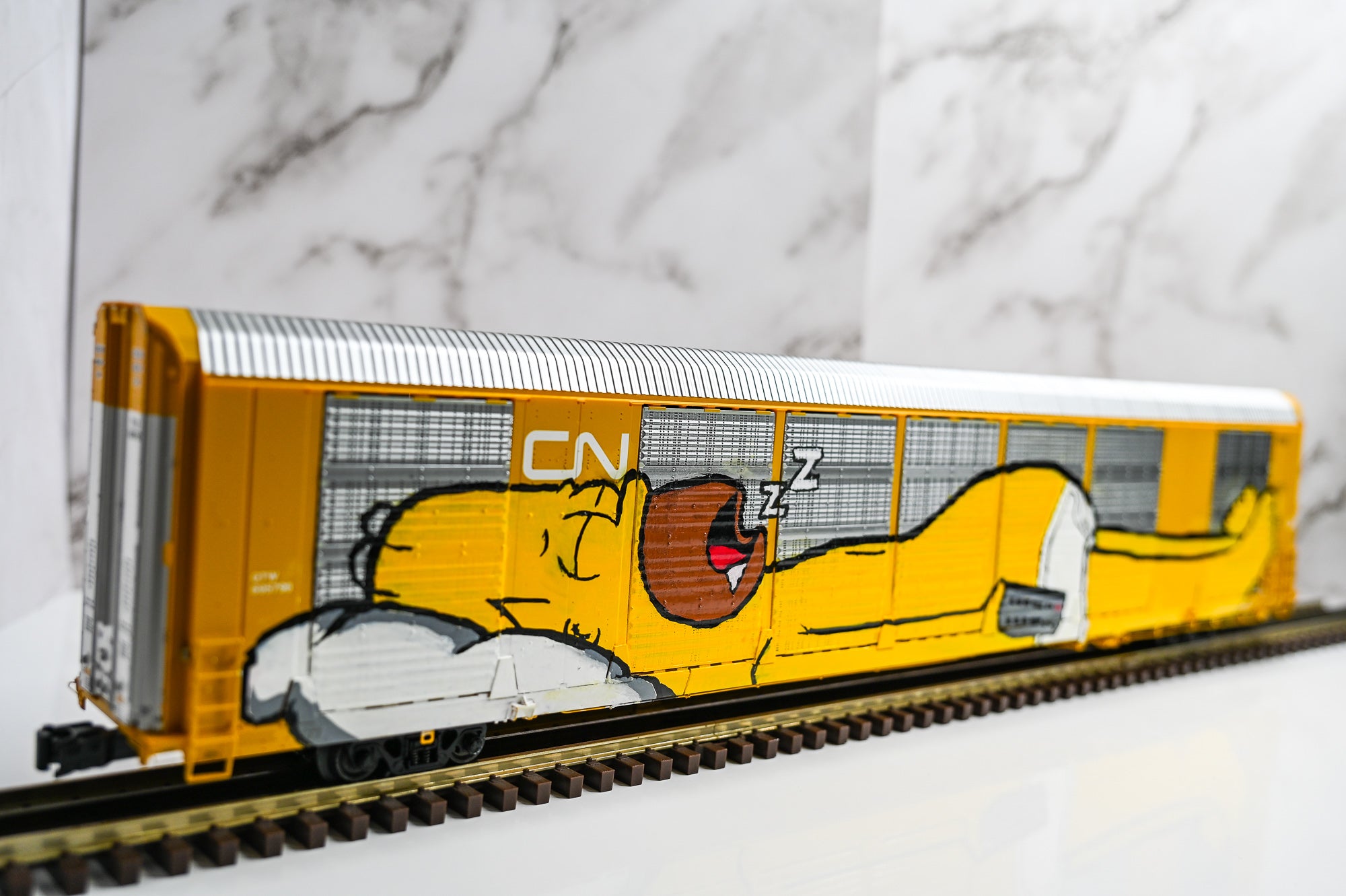 Custom Graffiti Atlas Gunderson Multi‑Max Auto Rack | Premier | O Scale