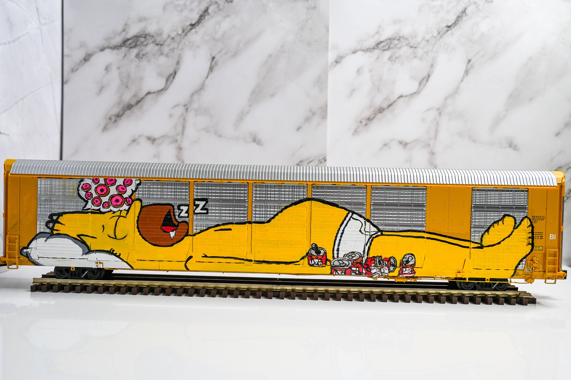 Custom Graffiti Atlas Gunderson Multi‑Max Auto Rack | Premier | O Scale