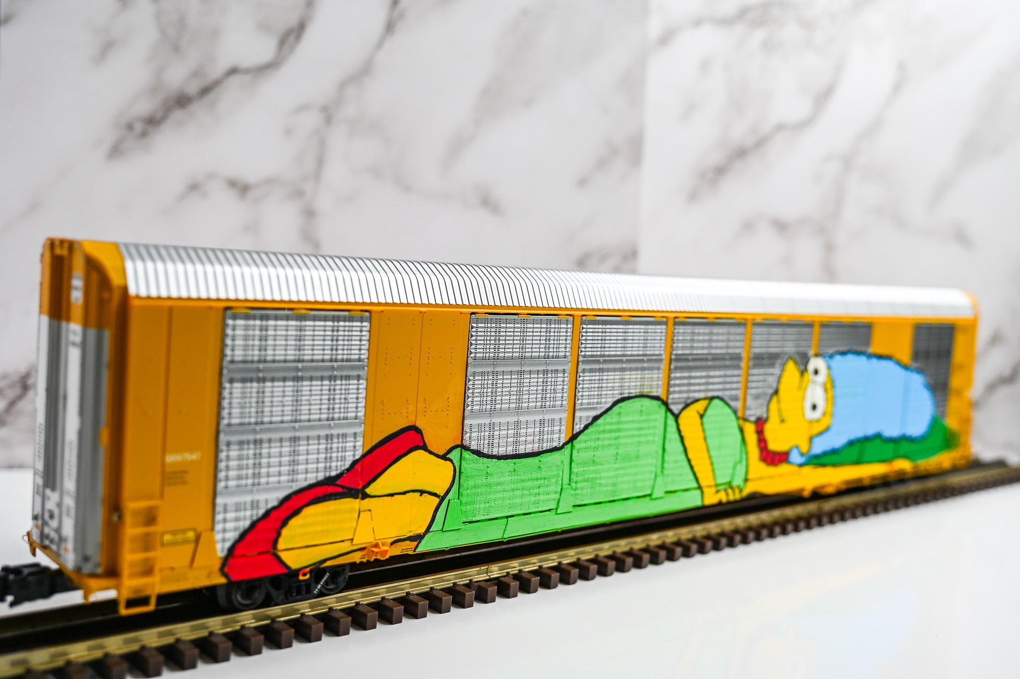 Custom Graffiti Atlas Gunderson Multi‑Max Auto Rack | Premier | O Scale