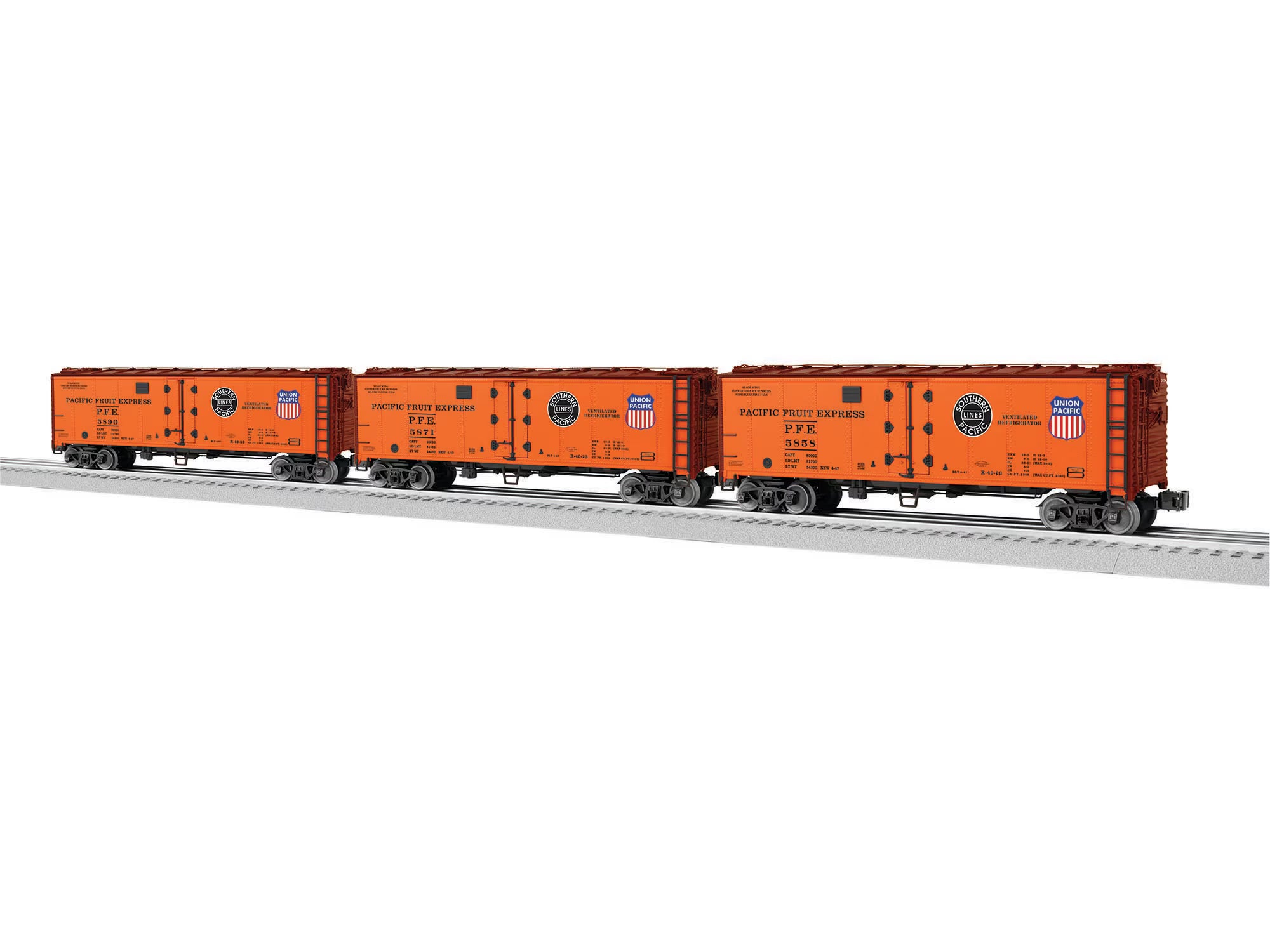 Lionel PFE Vision Line Reefer 3-Pack | Legacy | O Scale