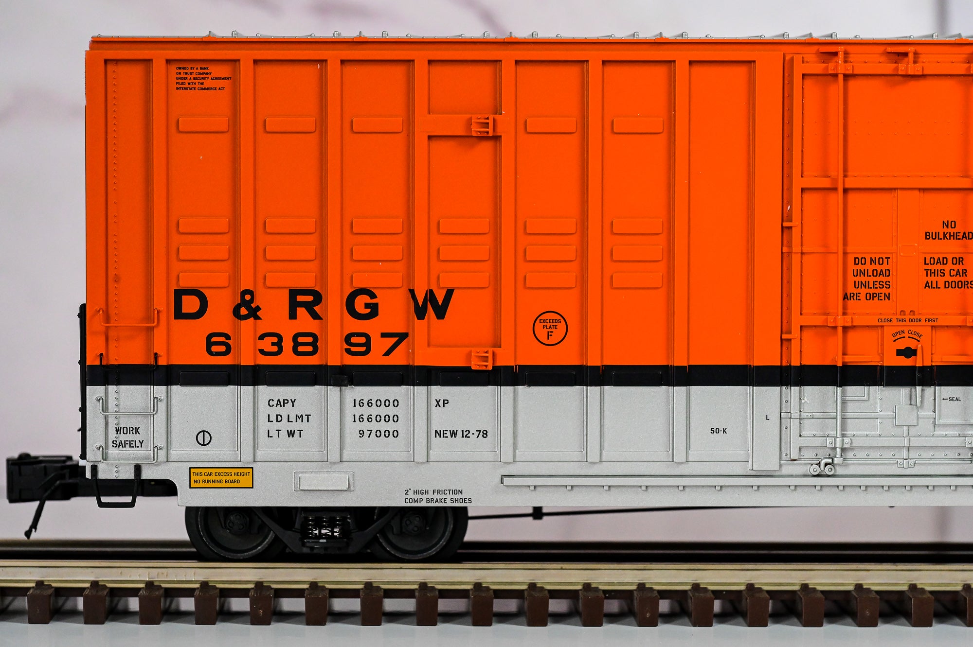 Atlas Rio Grande Berwick 60β Boxcar #63897 | Premier | O Scale