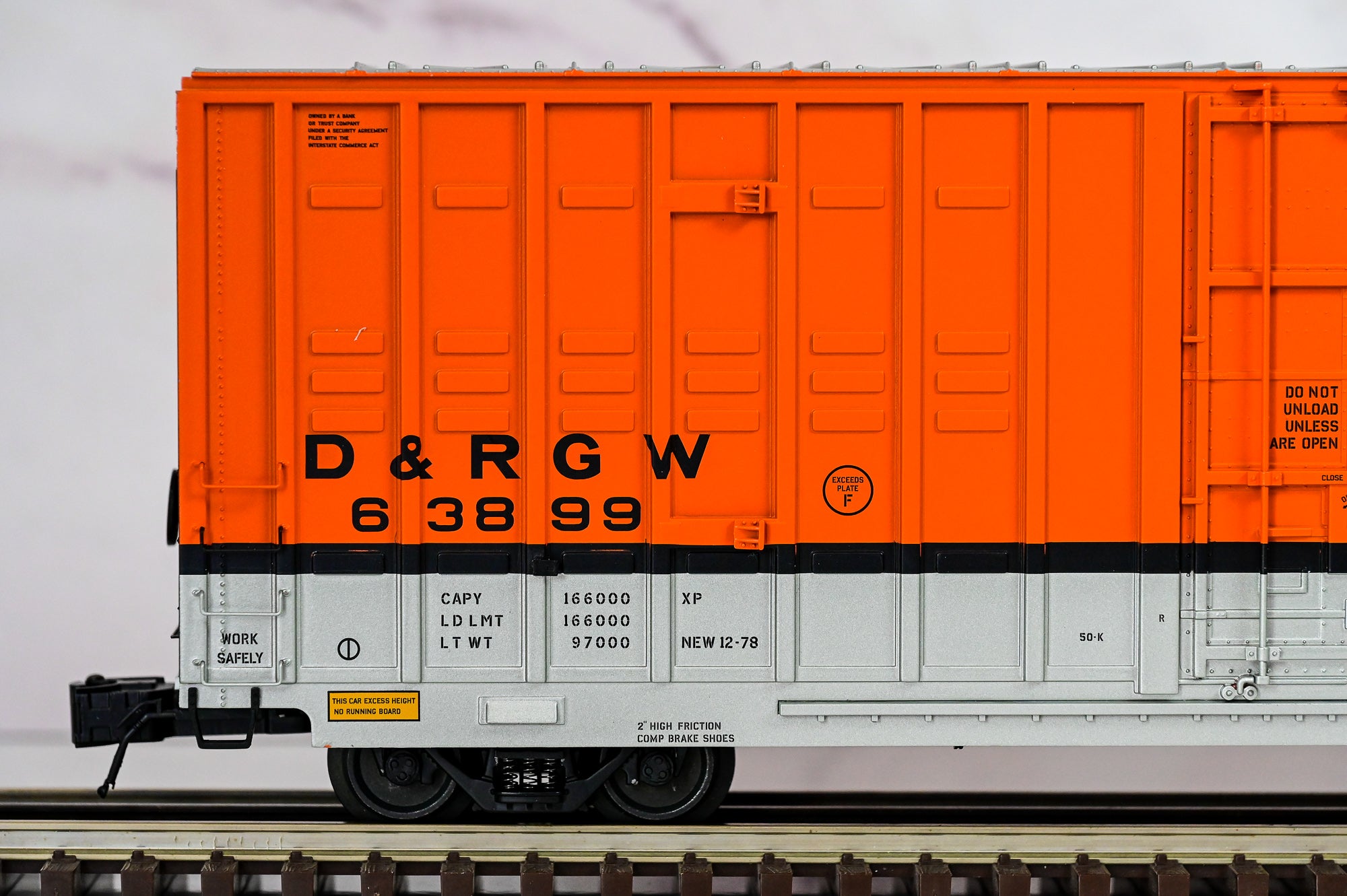 Atlas Rio Grande Berwick 60β Boxcar #63899 | Premier | O Scale