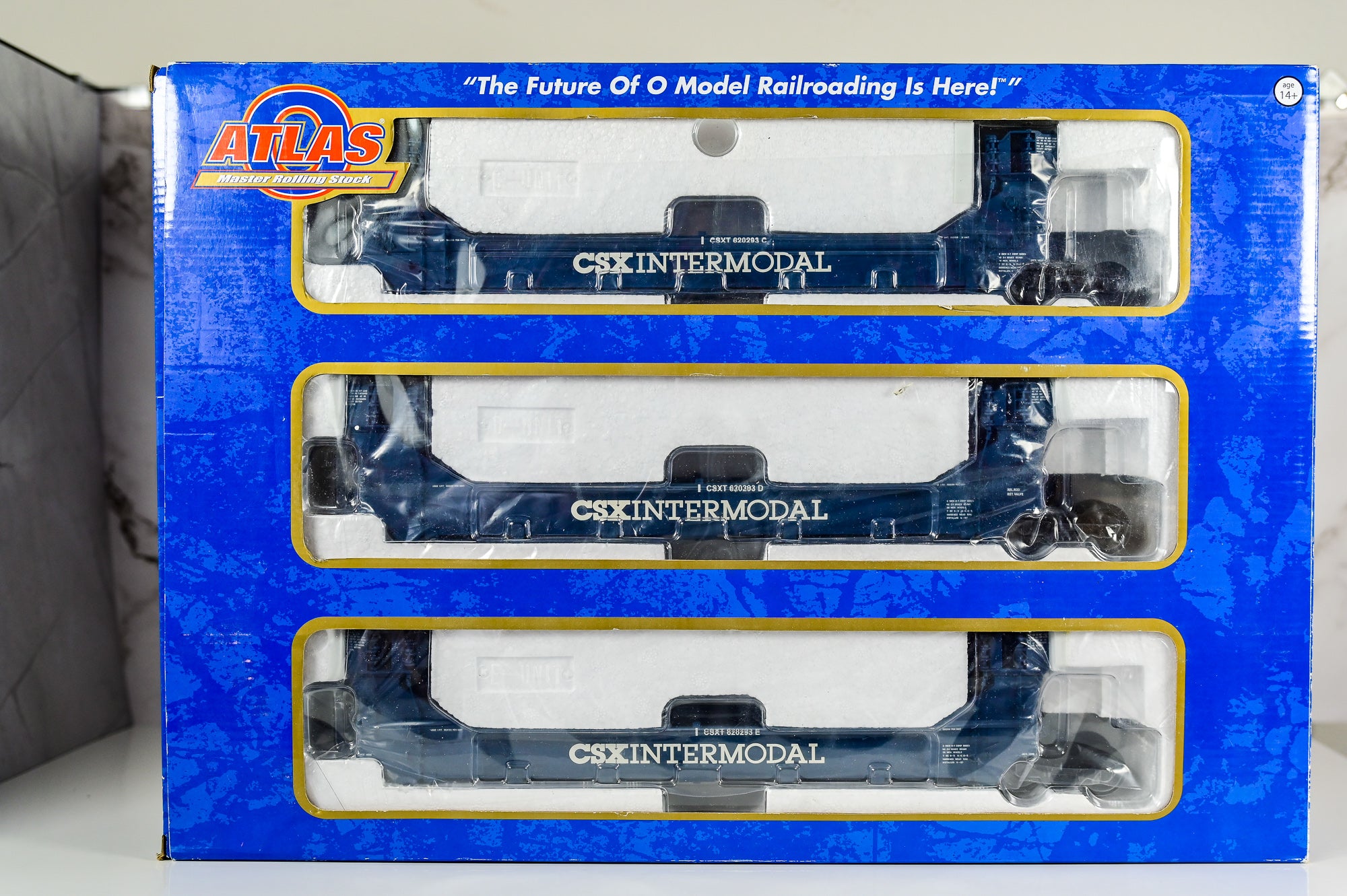 Atlas CSX Gunderson Stack Car 5-Pack | Master Line | O Scale