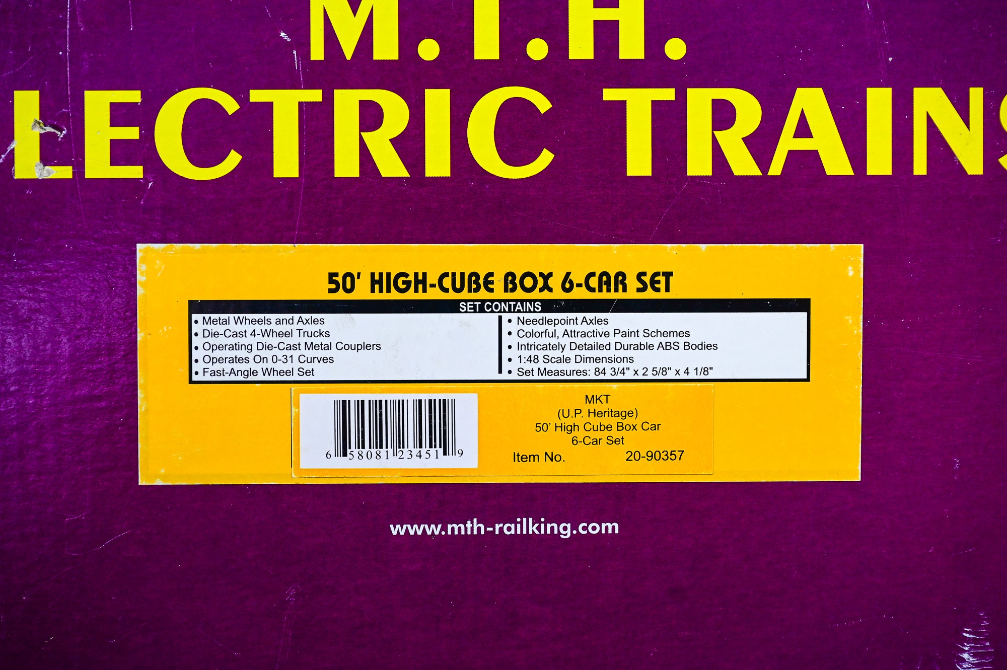 MTH The Katy Heritage 50’ High-Cube Box Cars #30102 | Premier | O Scale