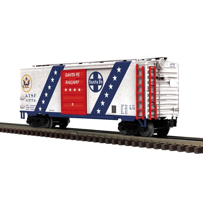 Atlas O Premier 40' PS 1 BOX CAR HOLIDAY and LTD ED | Santa Fe | O Scale