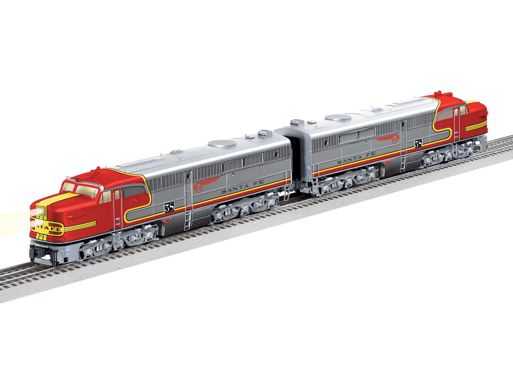Lionel Santa Fe PA AA #58L-B & Superbass PB #58A | LEGACY | O Scale