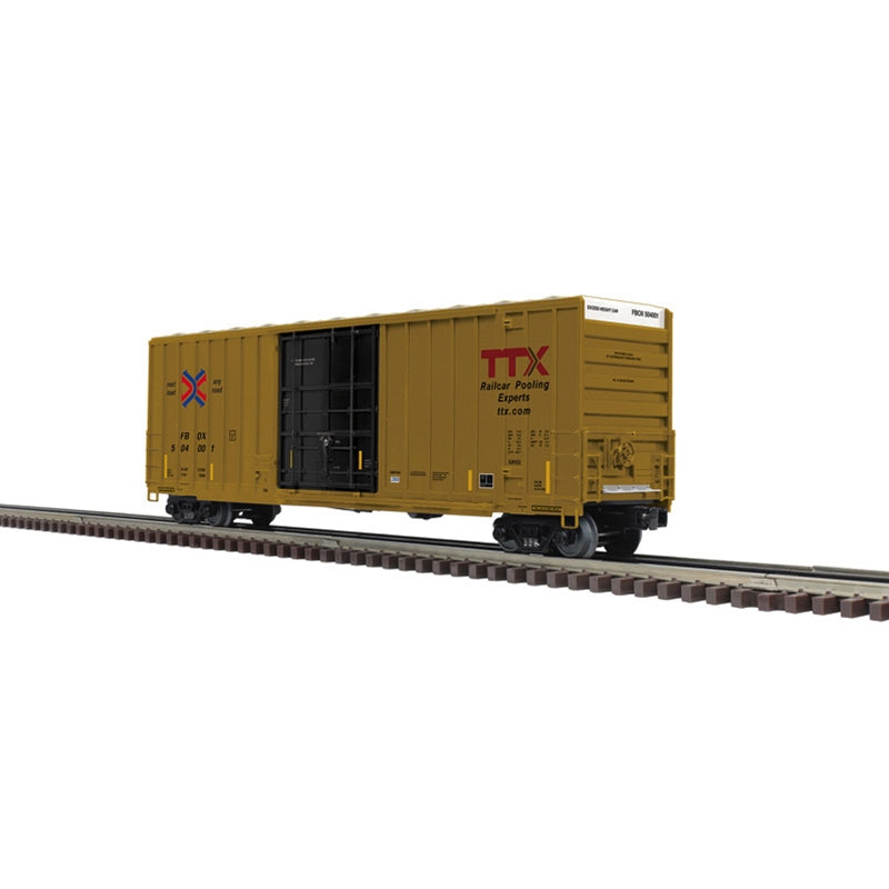 Atlas O Premier 50' GUNDERSON HIGH CUBE BOX CAR | TTX (FBOX) "High Logo" | O Scale 504544