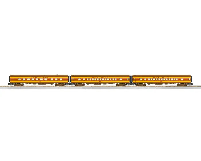 Lionel Union Pacific 18" Aluminum Passenger Car 3‑Pack | O Scale