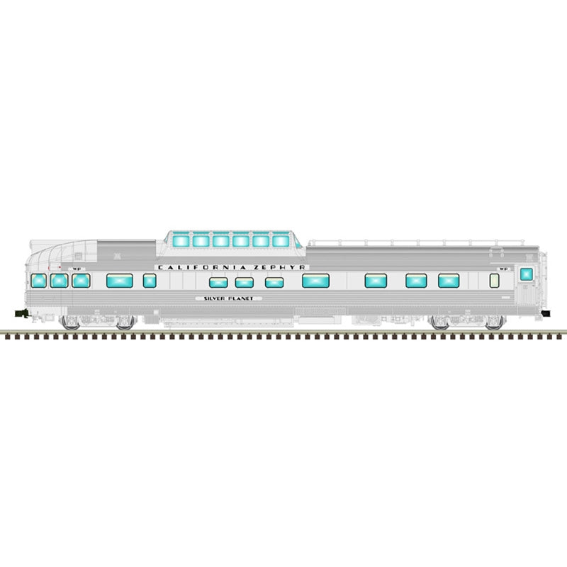 Atlas California Zephyr 1950s 4 Car Set C | O Scale 3 Rail