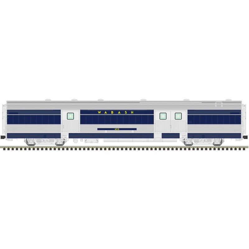 Atlas Wabash Blue Bird 4 Car Set | O Scale 3 Rail
