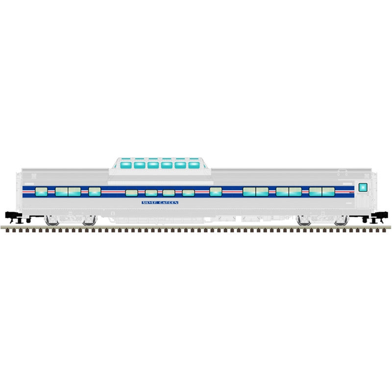 Atlas Rail Dome Corp Silver Garden #800287 Dome Chair Car | O Scale 3 Rail