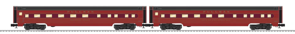 Lionel Pennsylvania Aluminum 18" Passenger 2 Pack | Signature | O Scale