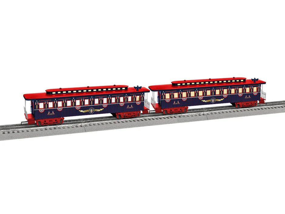 America 1860s Coach 2 Pack w/sounds | O Scale
