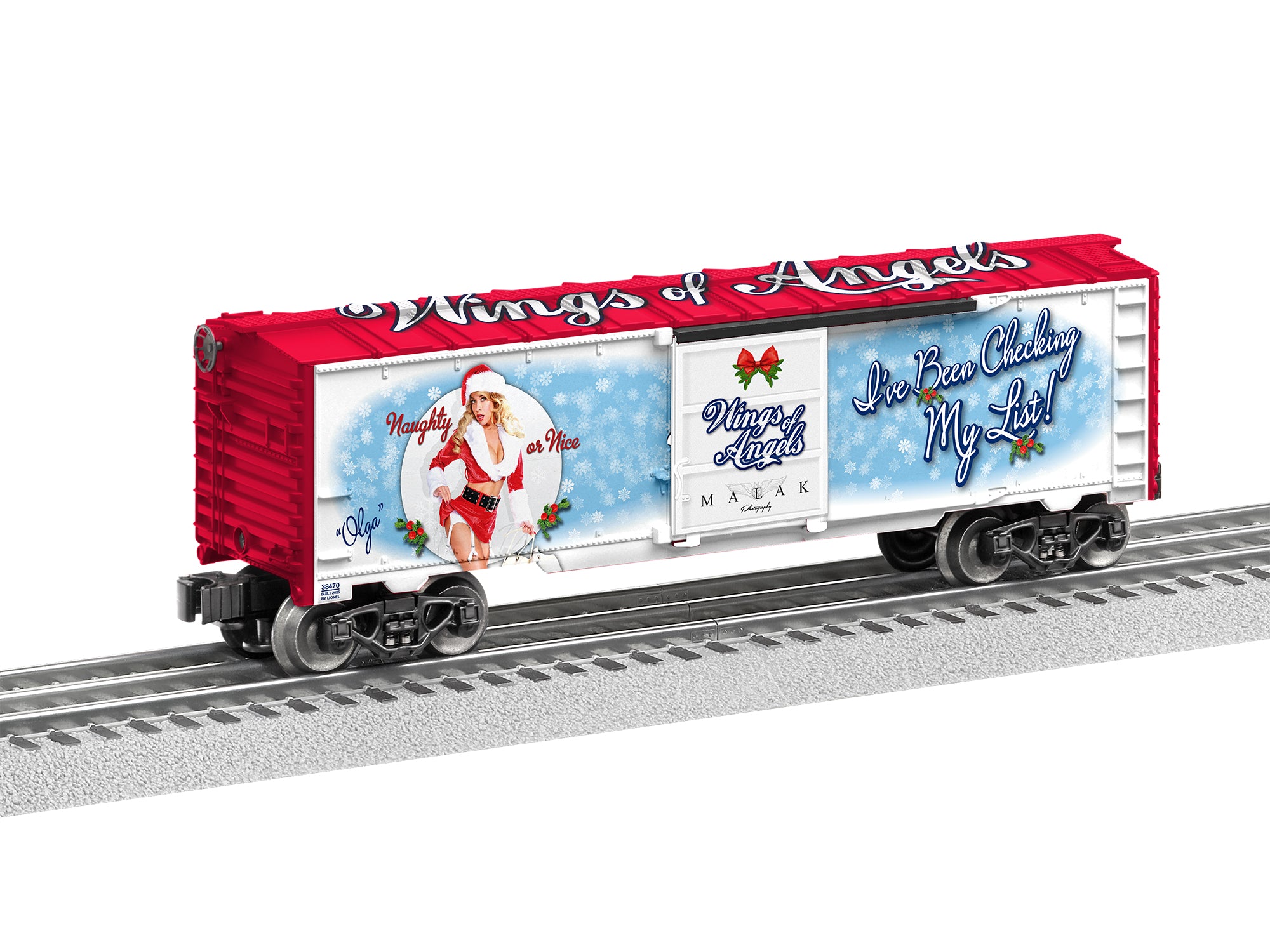 Lionel Wings of Angels Christmas MUSA Boxcar - Olga | O Scale
