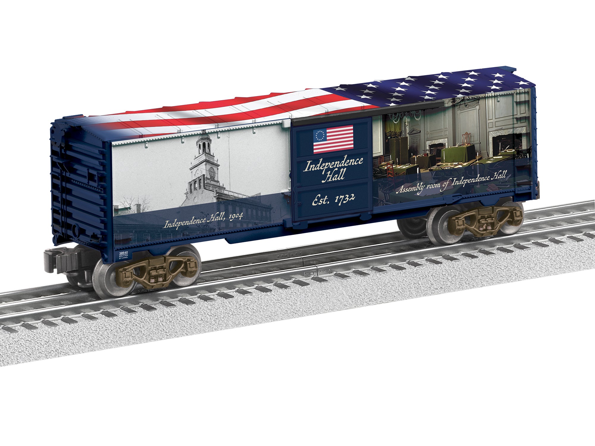 Lionel Independence Hall MUSA Boxcar | O Scale