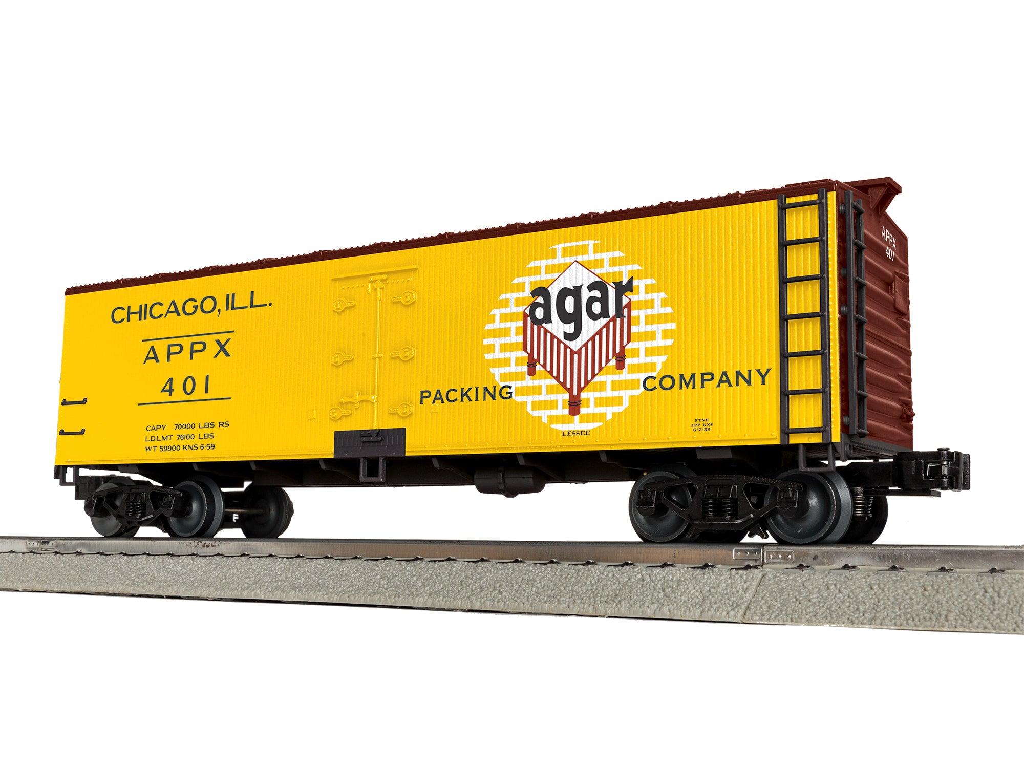 Lionel Agar Woodside Reefer #401 | O Scale