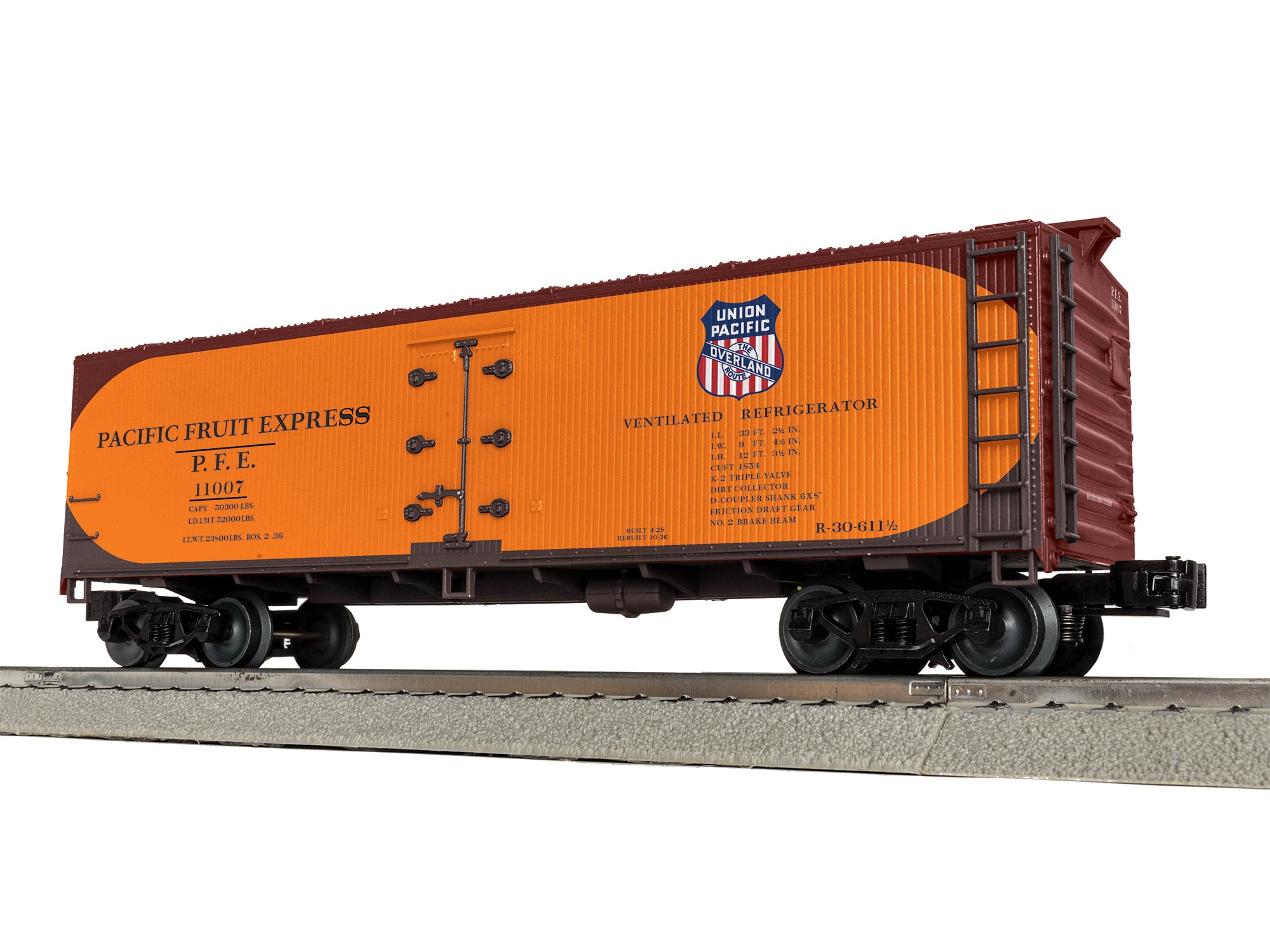 Lionel Pacific Fruit Express Woodside Reefer #11007 | O Scale