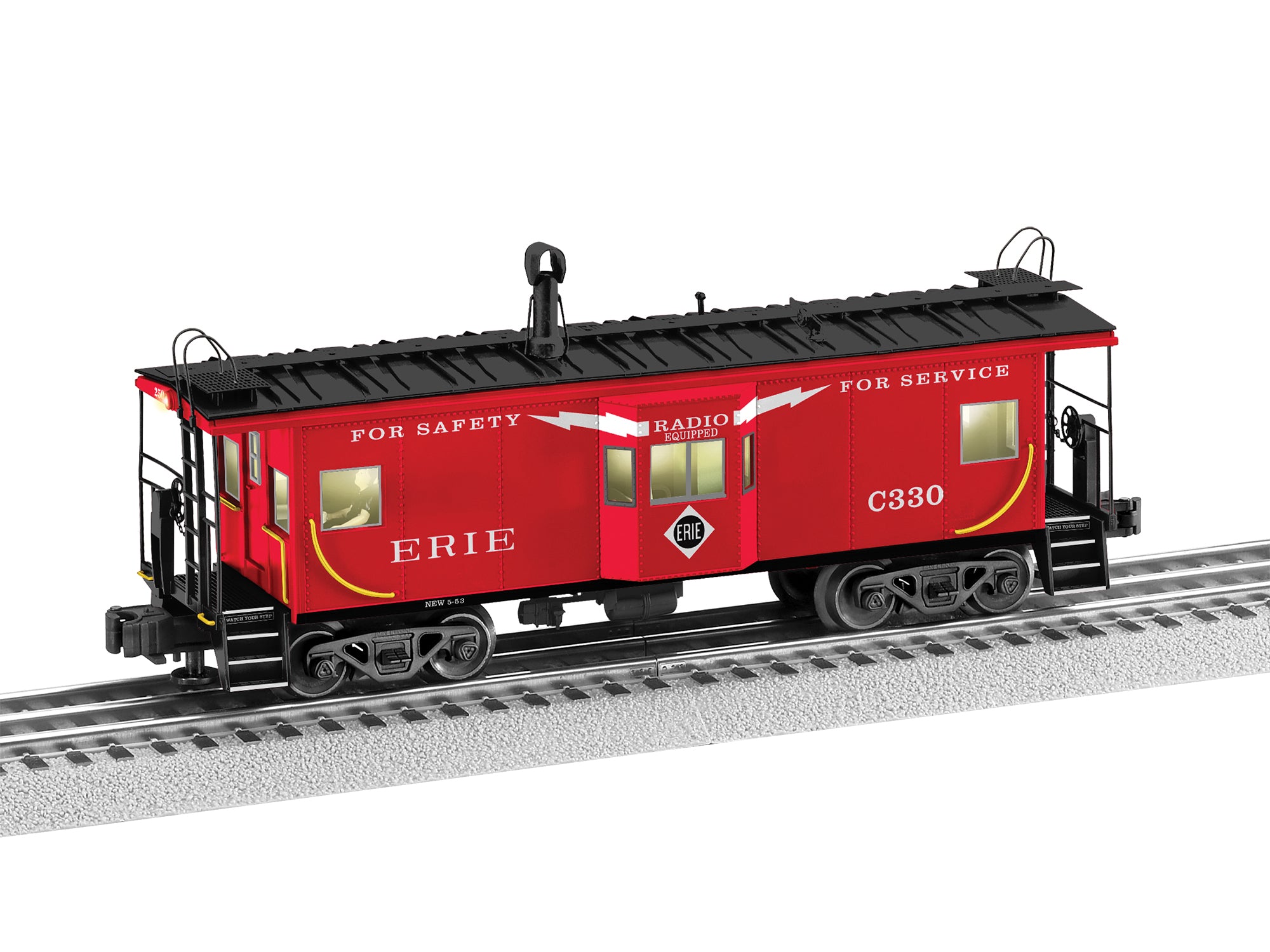 Lionel Erie Bay Window Caboose #330 | O Scale