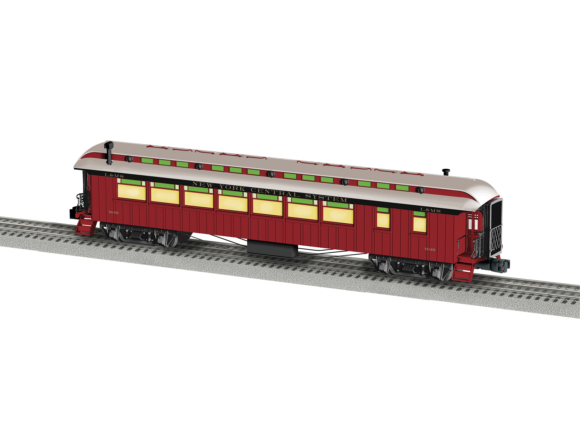Lionel New York Central System Wood StationSounds Diner #8045 | O Scale