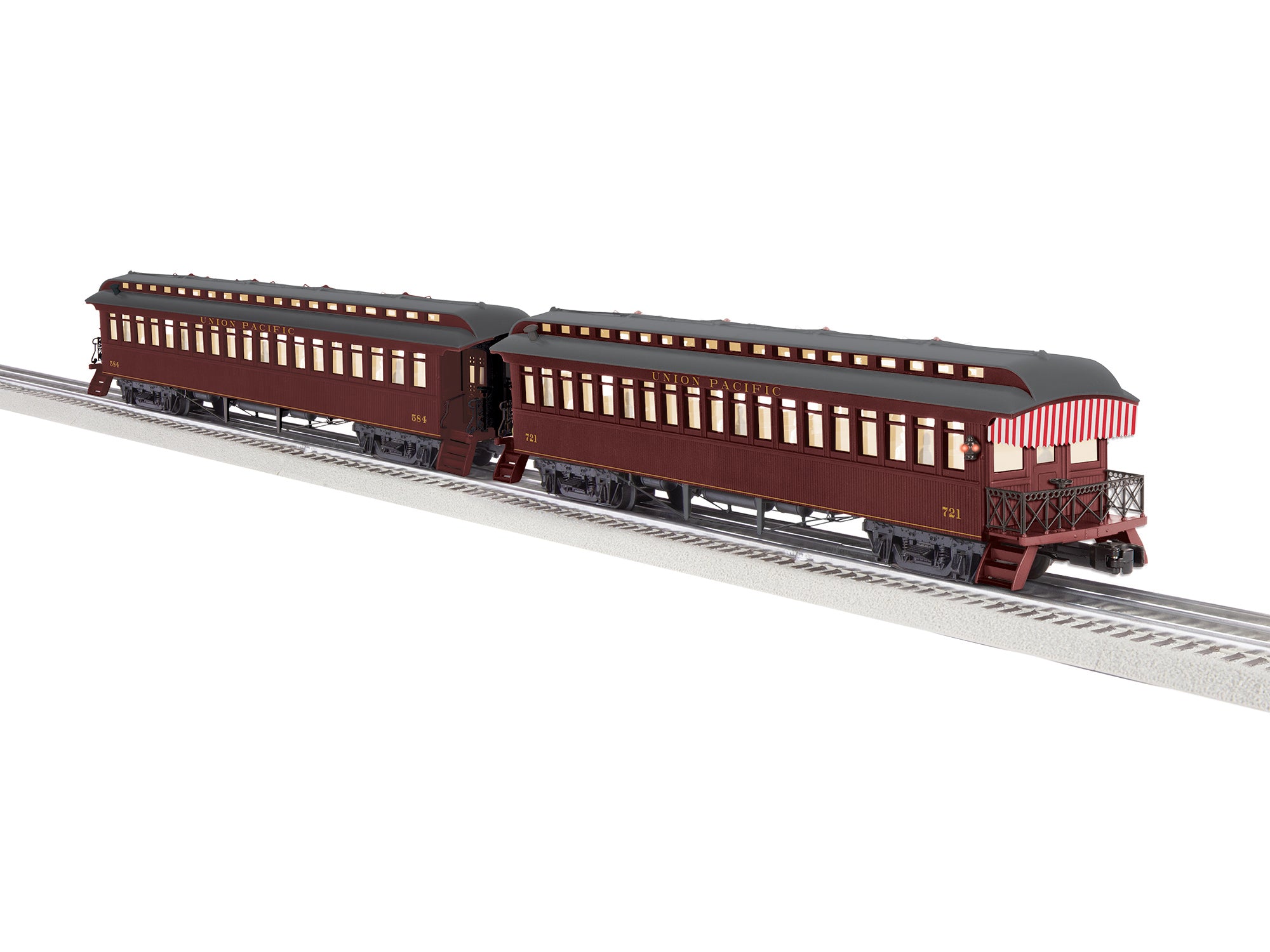 Lionel Union Pacific Wood Passenger Two-Pack C | O Scale