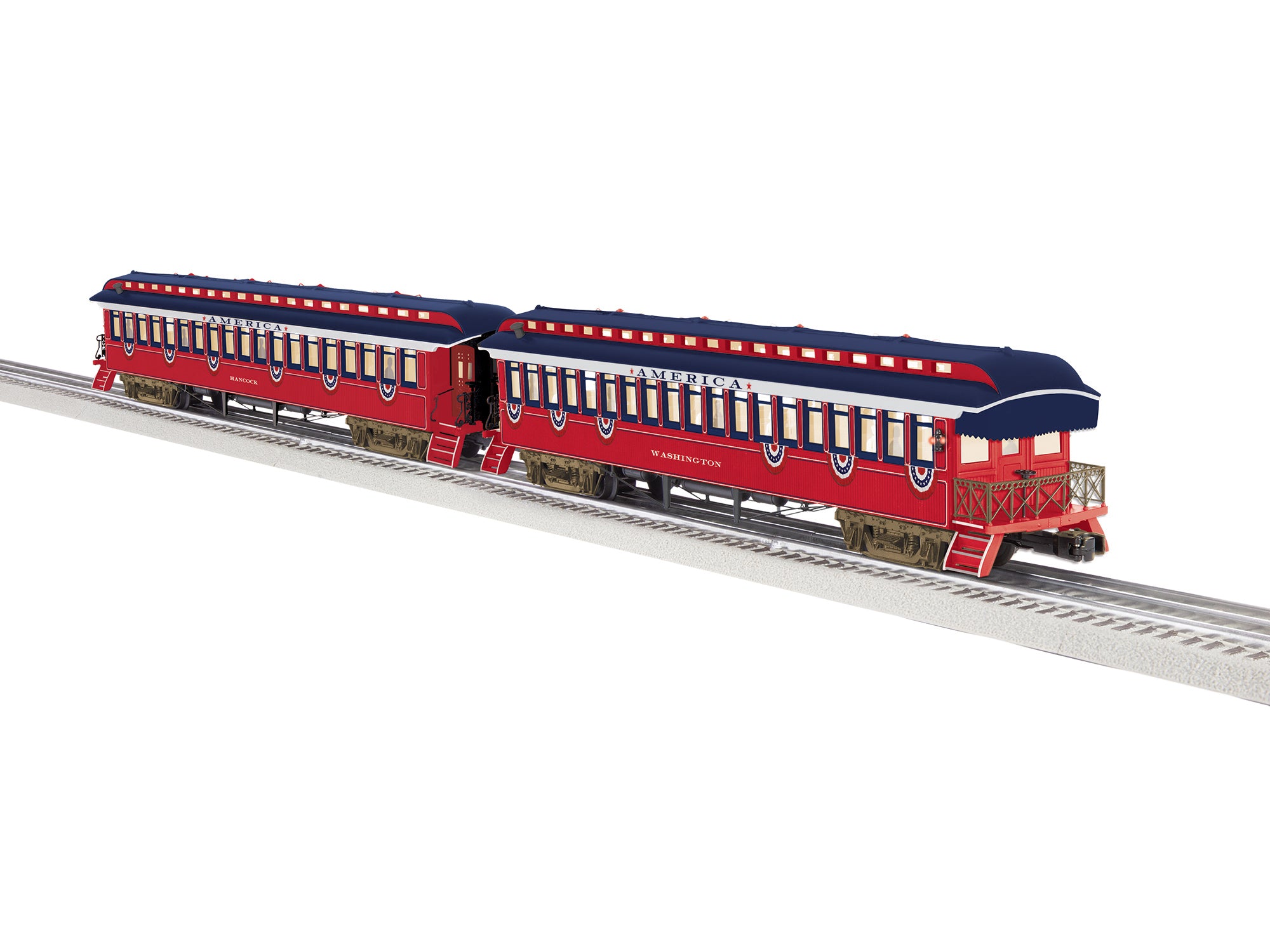 Lionel America Wood Passenger Two-Pack C | O Scale
