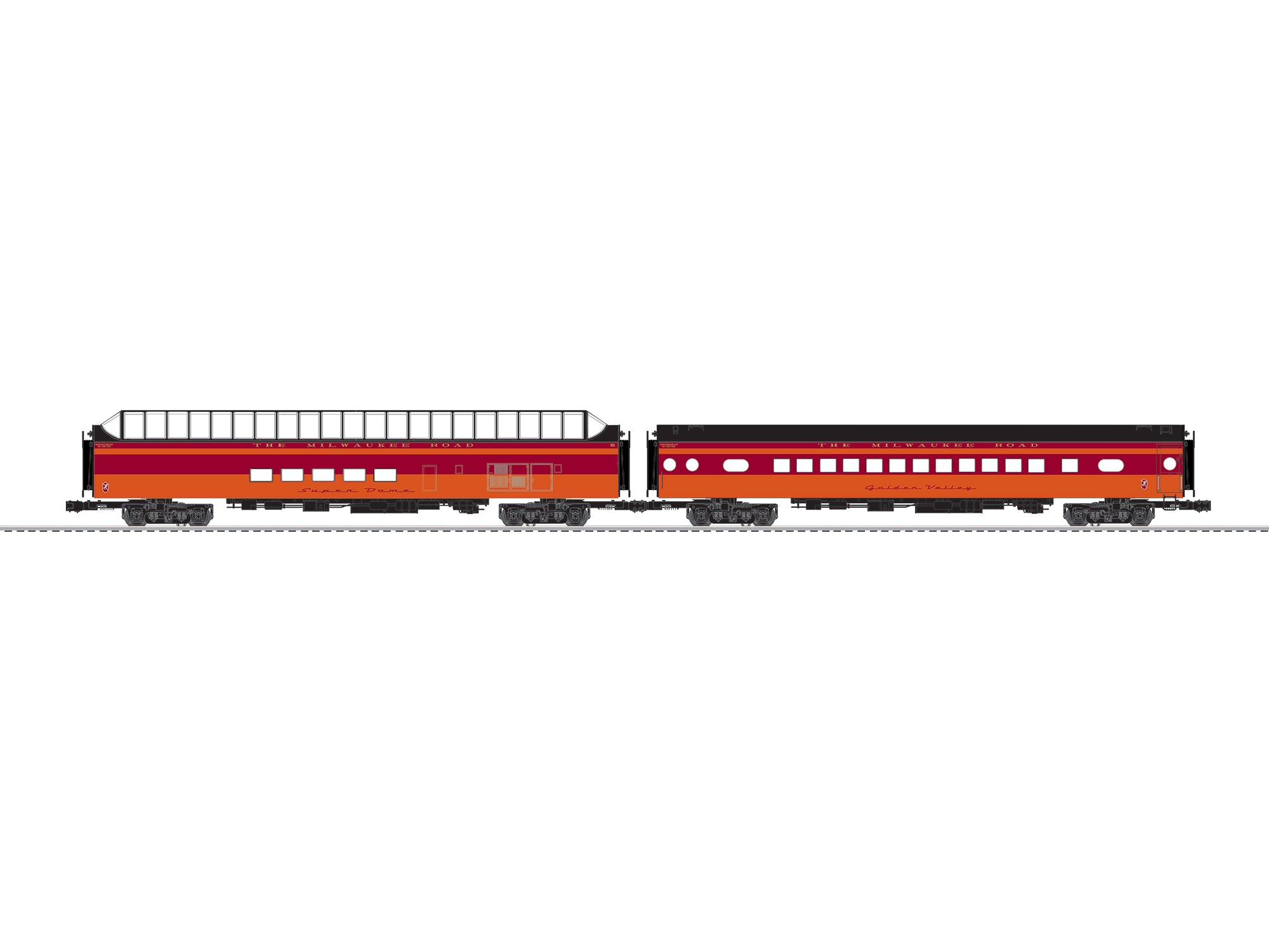 Lionel 261 Excursion Aluminum 2 Pack | O Scale