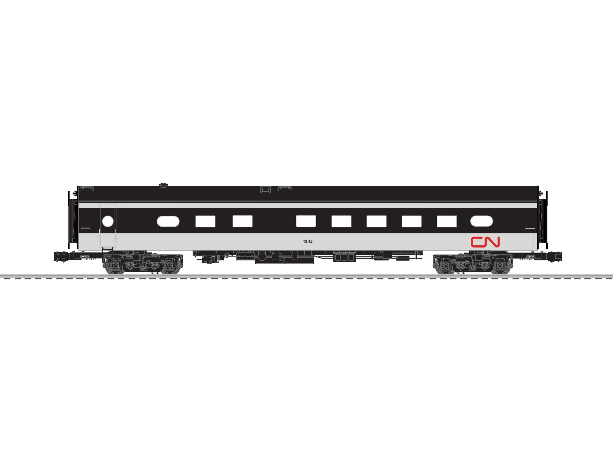 Lionel Canadian National Auminum SS Diner | O Scale