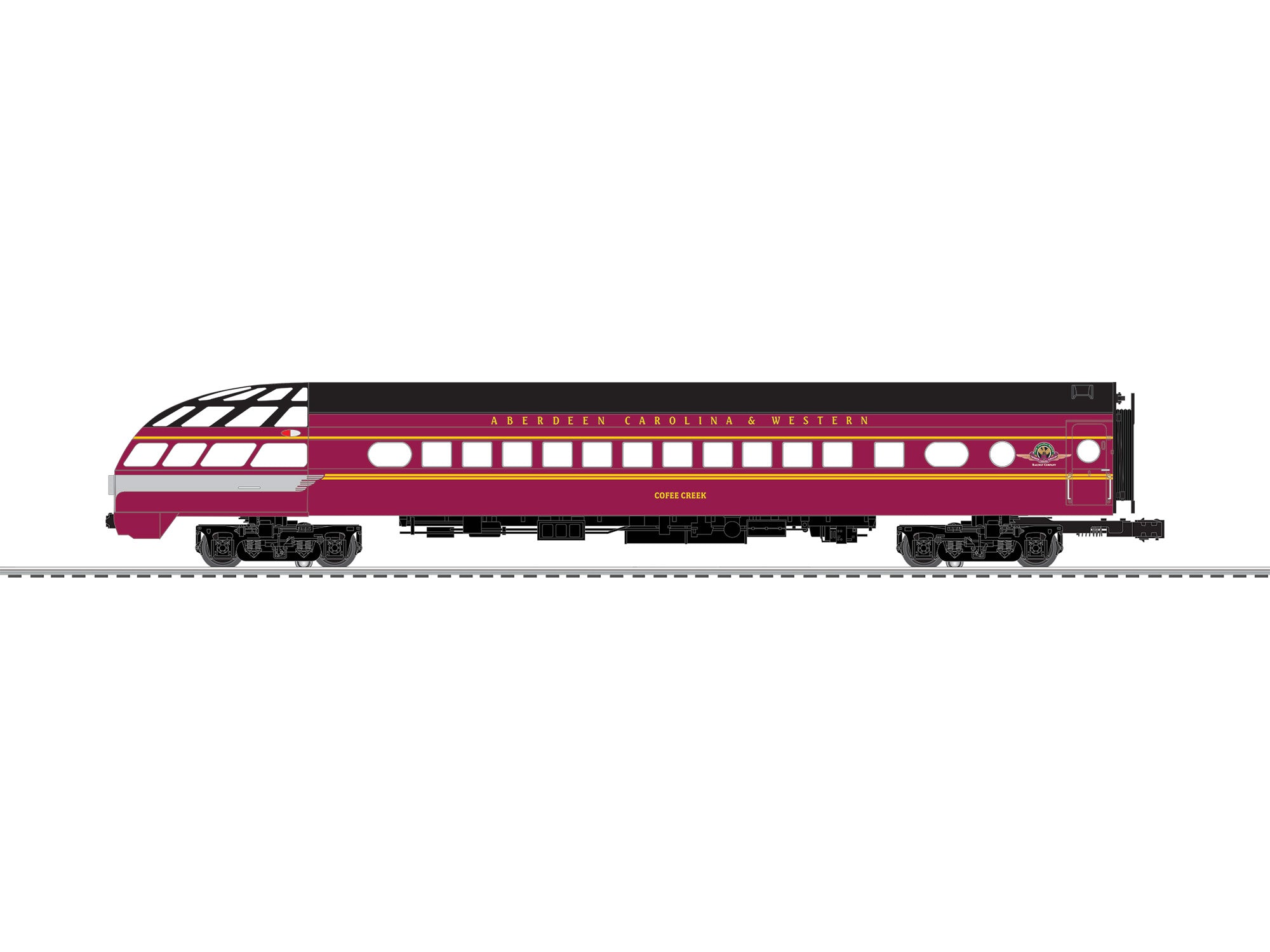 Lionel Aberdeen Carolina & Western Skytop Lounge | O Scale